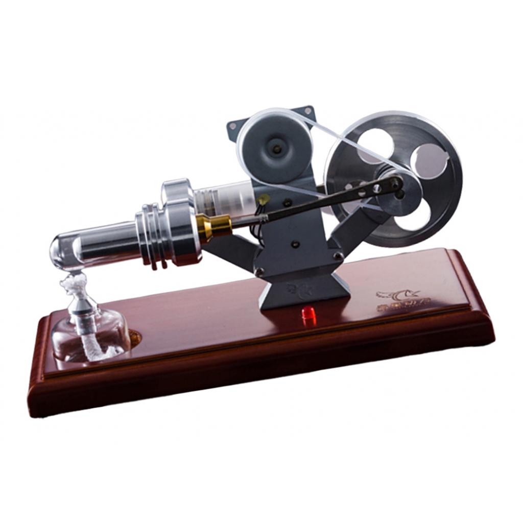 Stainless Steel Stirling Engine Electric Generator Engine Student Training