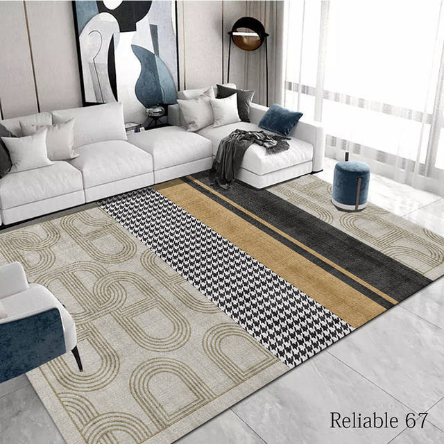 Nordic Geometric Rugs For Bedroom Decor Carpets Living Room 2x3 Area Rug  Large Soft Checkroom Lounge Carpet Entrance Door Mat - Carpet - AliExpress