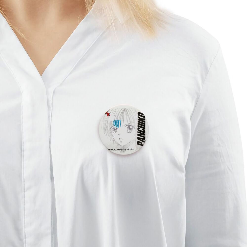 Description Picture 6 of itemPersonalize Panchiko Classic Button Pin for Clothes Rock Band Badges Brooch Pinback Gift