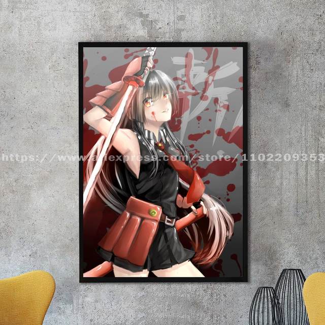 Strike The Blood Himeragi Yukina Canvas Painting Wall Art Nordic