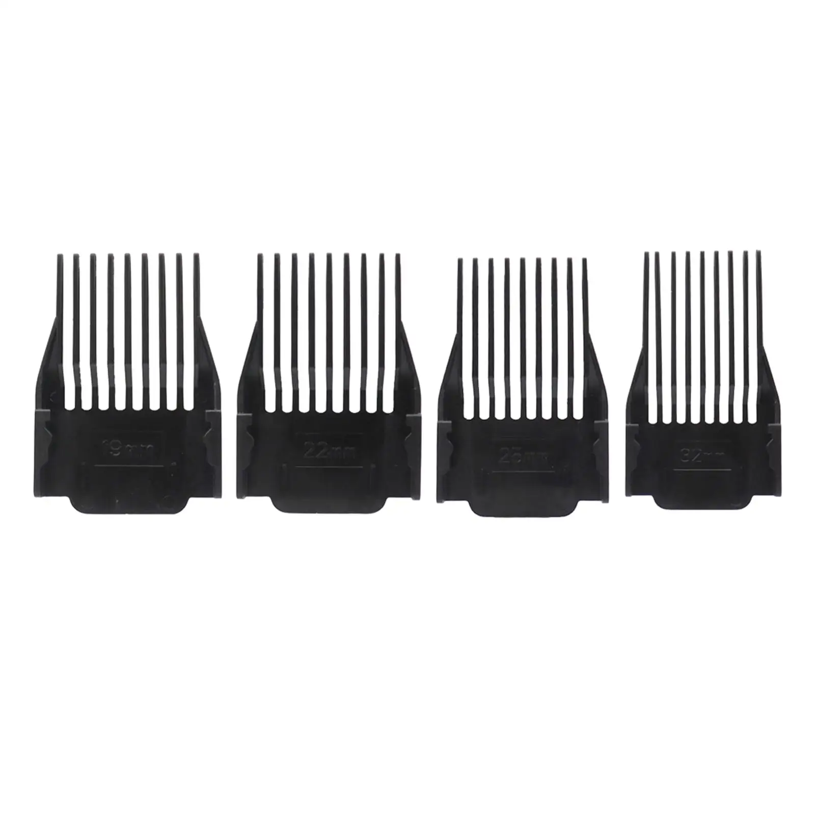 4 Pieces Hair Clipper Guide Combs Cutting Guides Combs Universal Hair Clipper Guard Combs for Attachment Hair Clippers/Trimmers