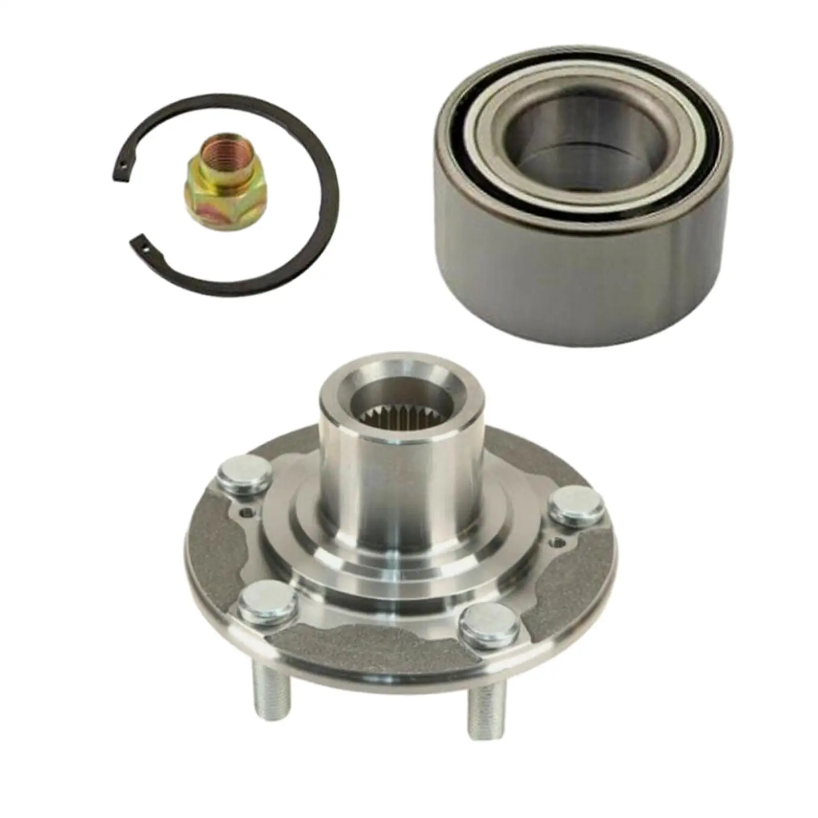 Replacement Wheel Bearing and Hub Assembly Replace Parts Front Wheel Hub Bearing Set for Accord 2013-2017 Easy to Install