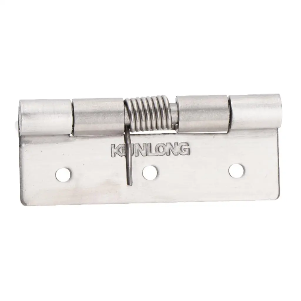 Mirror Polished Door Hinge 2.36x0.60inch for Electric Box Stainless Steel