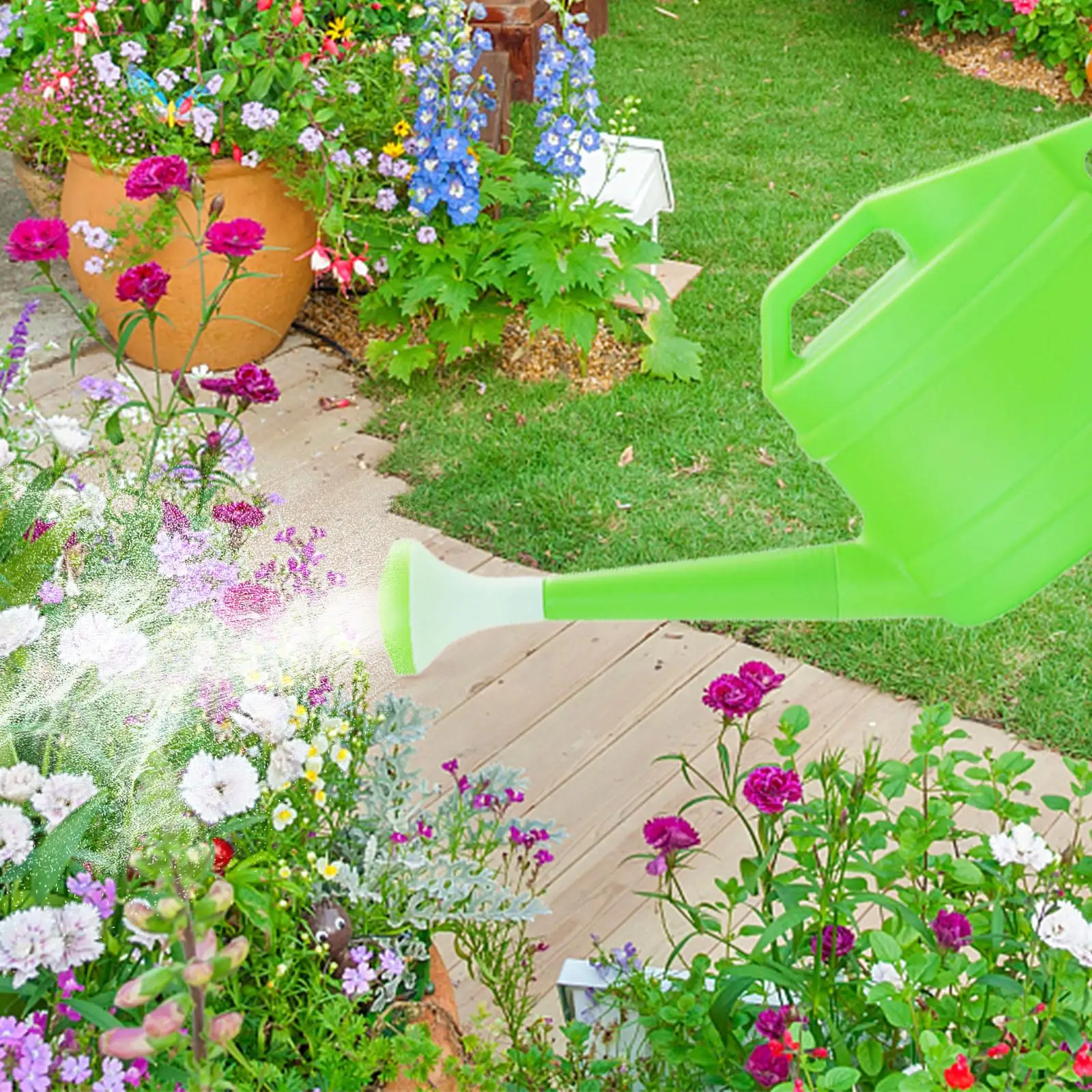 Watering Can Indoor Plants with Sprinkler Head Long Spout Watering Can for Indoor Outdoor Bonsai Gardening Plants Garden Flower
