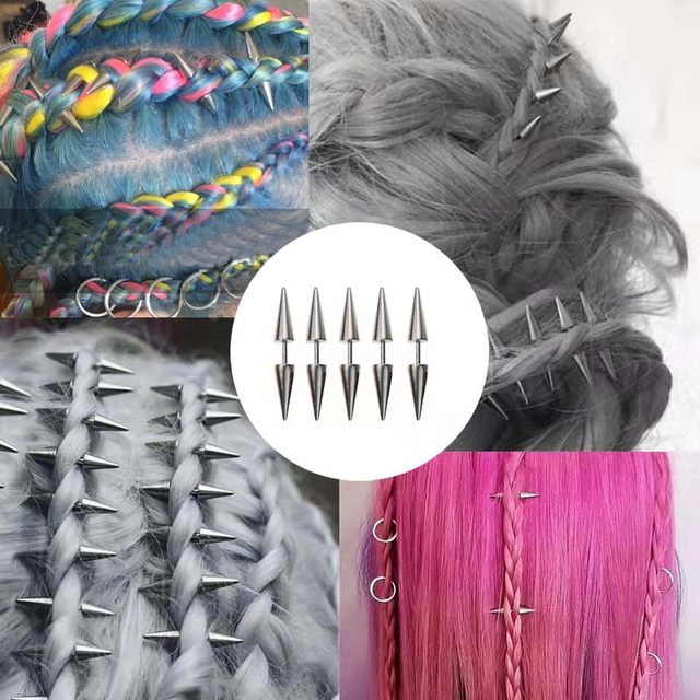 10PCS Hairpins Hair Accessories for Women Dreadlocks Cone