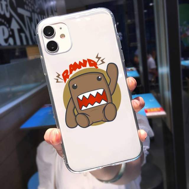 Cute Domo kun Phone Case For iPhone 11 12 Mini 13 14 Pro XS 