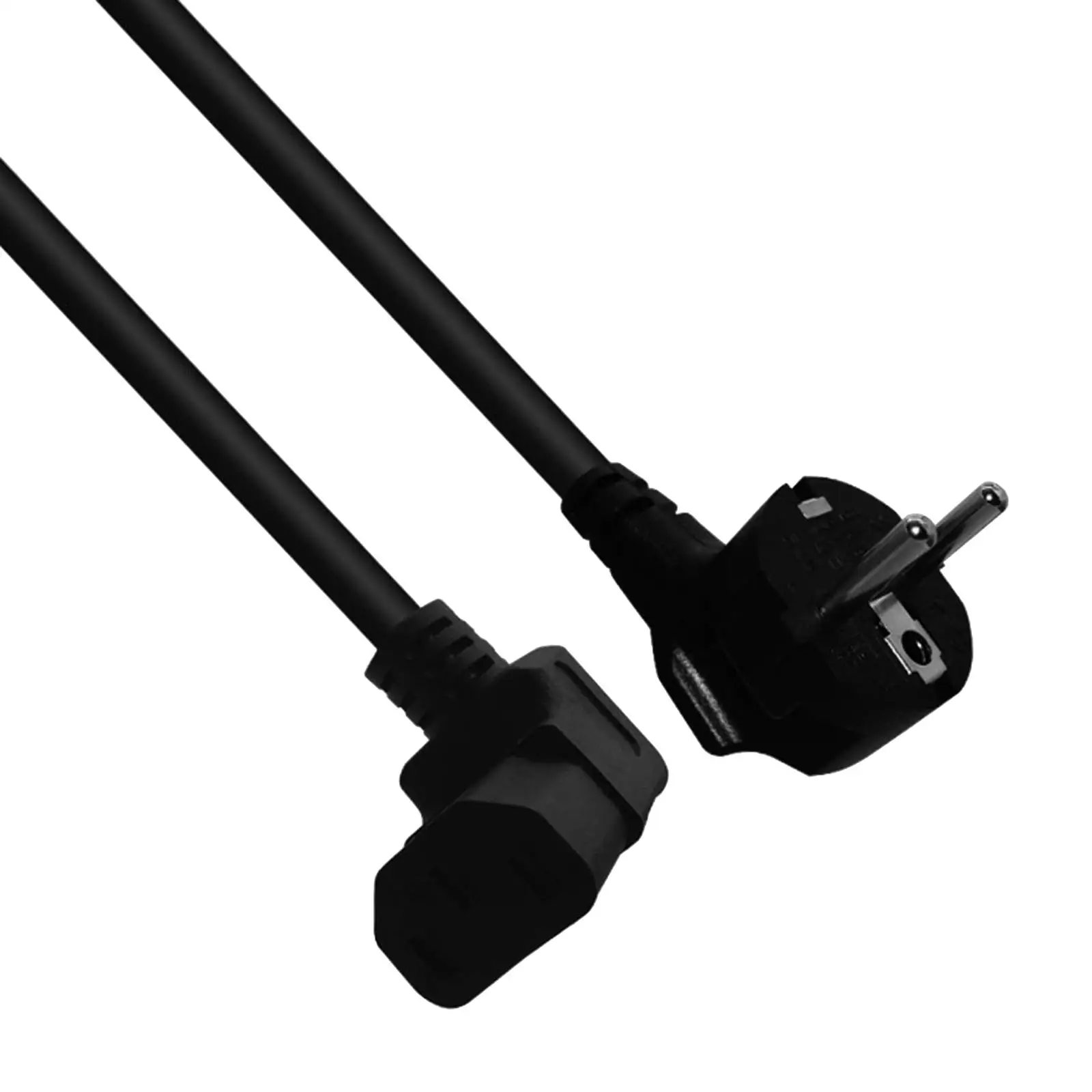 up Angle 100cm  Plug Angled C13 Computer Power Cable Repl ement  cessories Professional Simple Installation ,Bl k