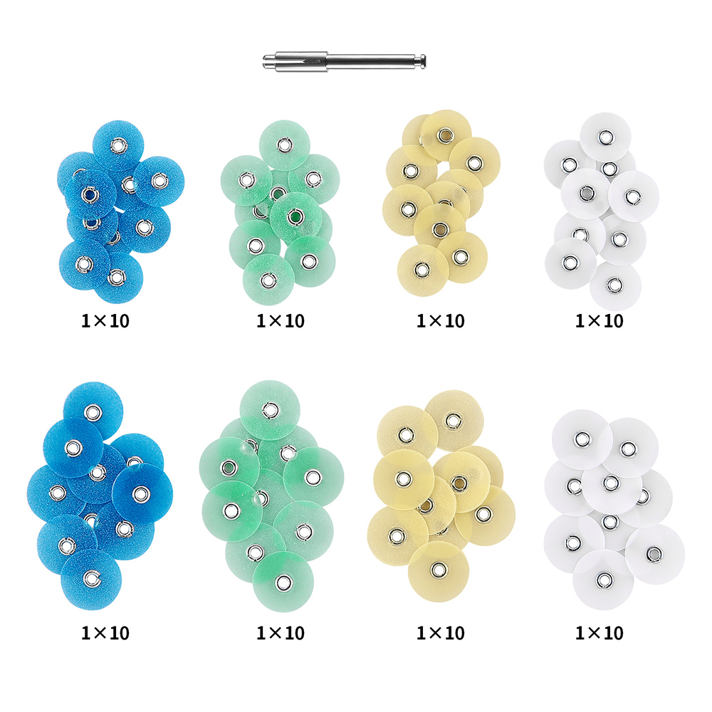 Best of AZDENT Dental Polishing Discs Gross Reduction Contouring Mandrel Stripes Set 80 Pcs Dentistry Materials Teeth Whitening Tools Reviews & Tips - Image 3