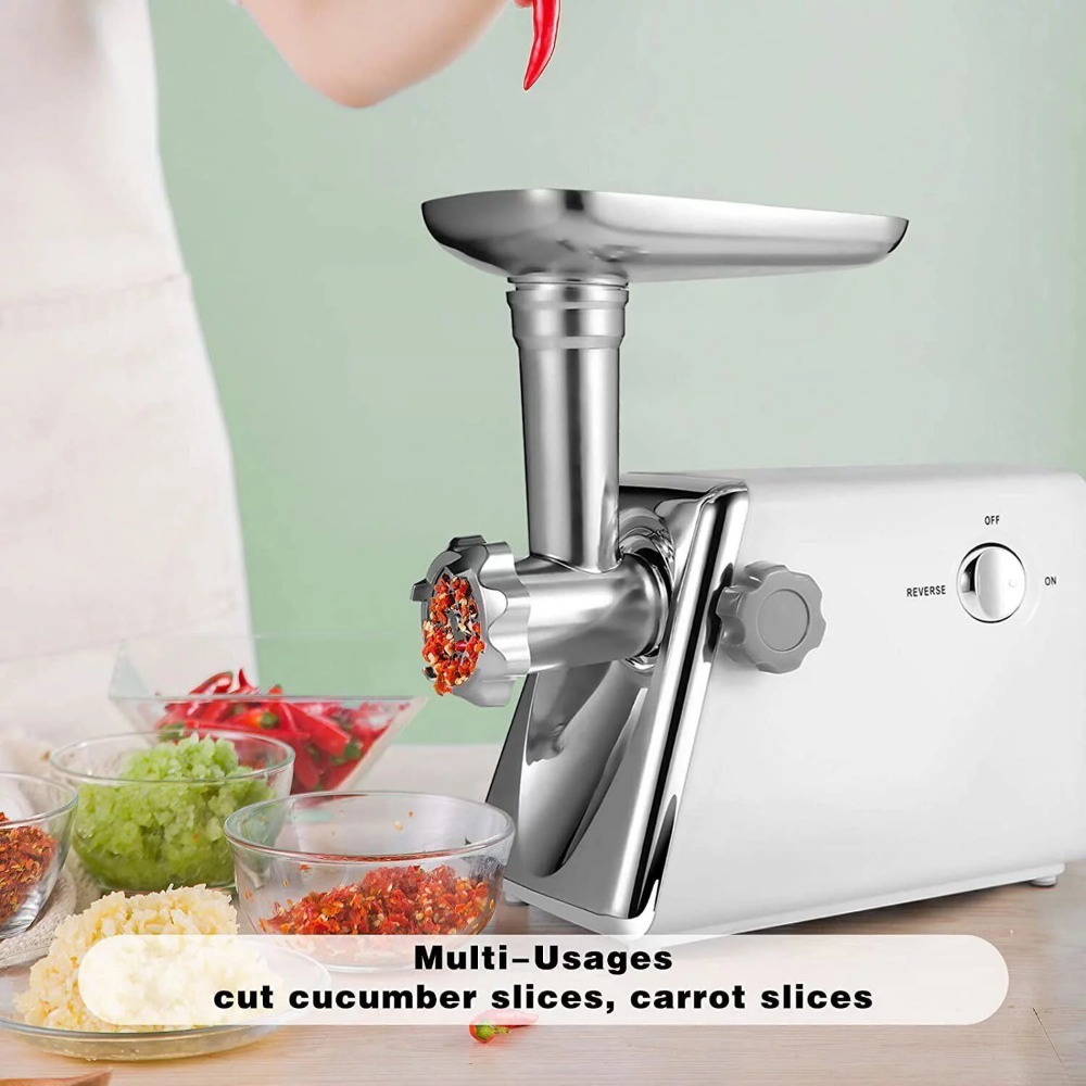 Title 2, 2023 New SUGIFT 1200W Meat Grinder Electric Mea...