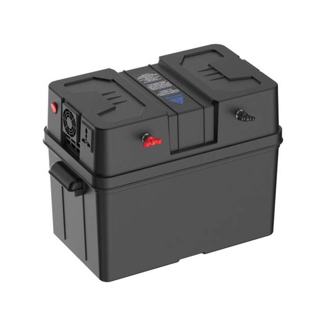 Trolling Motor Battery Box Dual USB Ports 12V Multifunction Smart