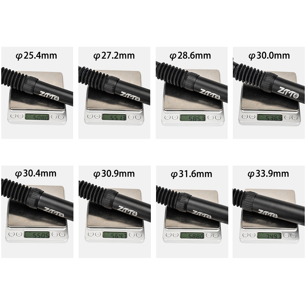 ZTTO MTB Federung Sattelstütze Dropper 25,4/27,2/28,6/30/30,4/30,9/31,6/30,9mm Fahrrad Sattelstütze Stoßdämpfer Sattel Rohr 350mm – Detail 8