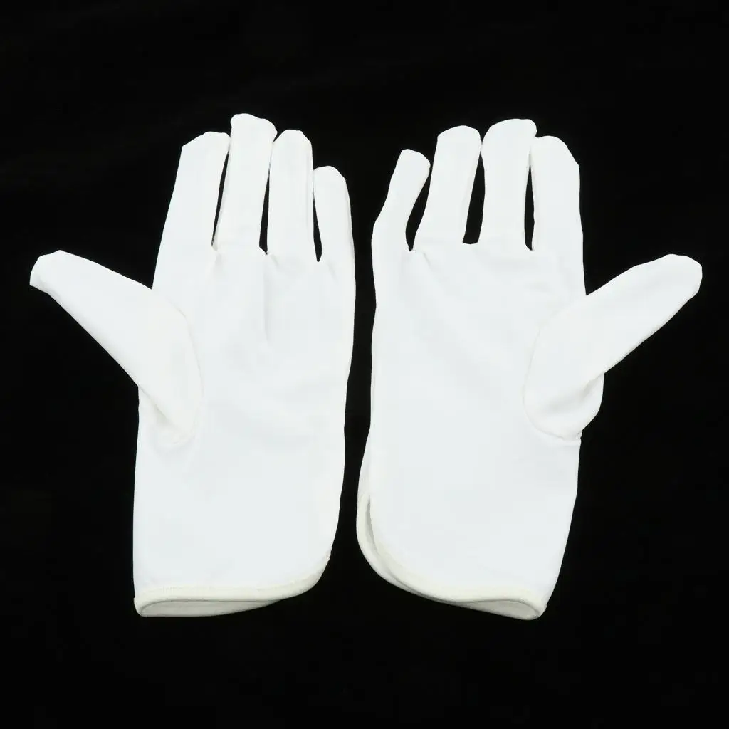 Prettyia 1 Pair White Soft Etiquette Lining Gloves for Jewelry Appreciation
