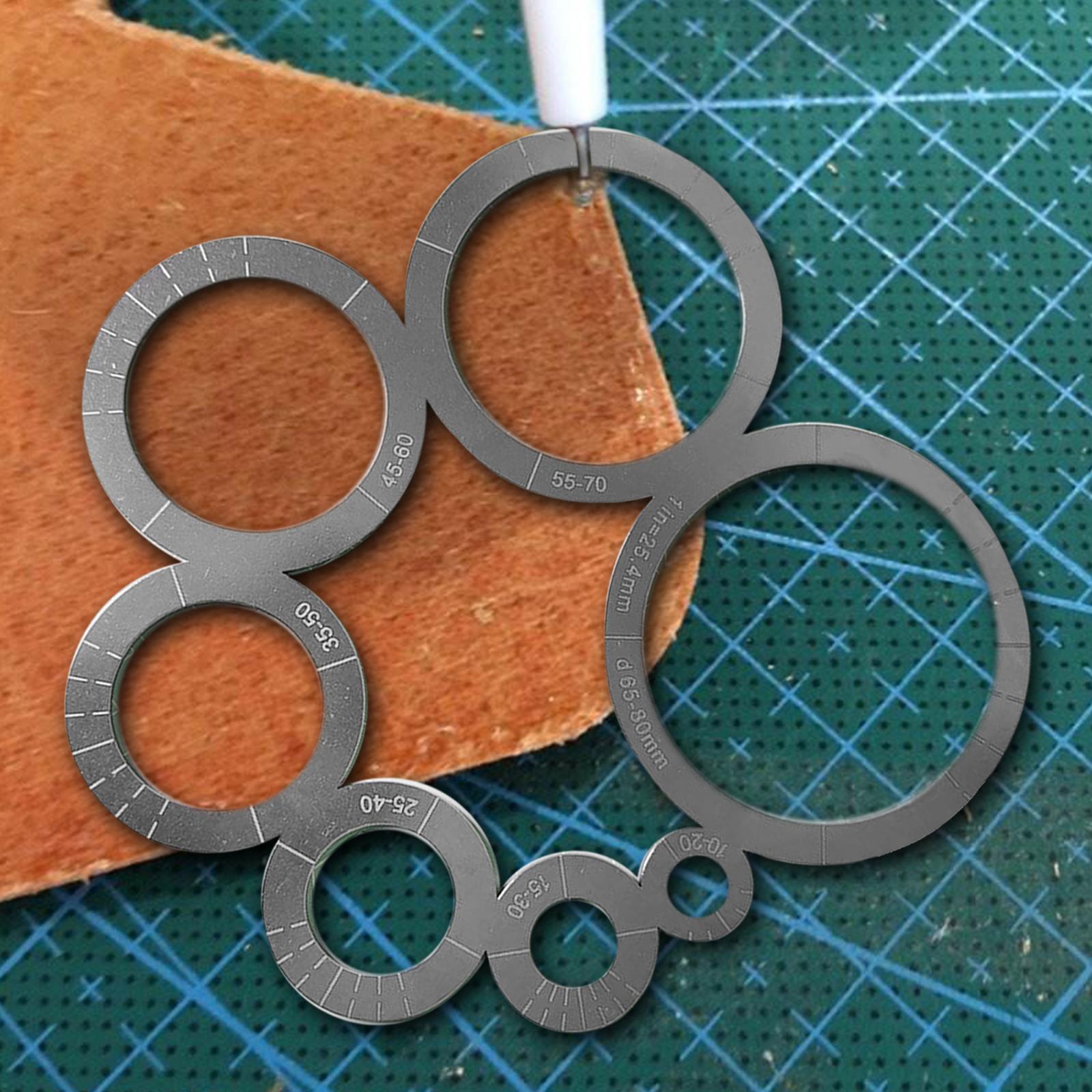 Gabarits De Quilting En Acrylique – Lot De 6 Formes Octogonales (2.5cm à 15cm)