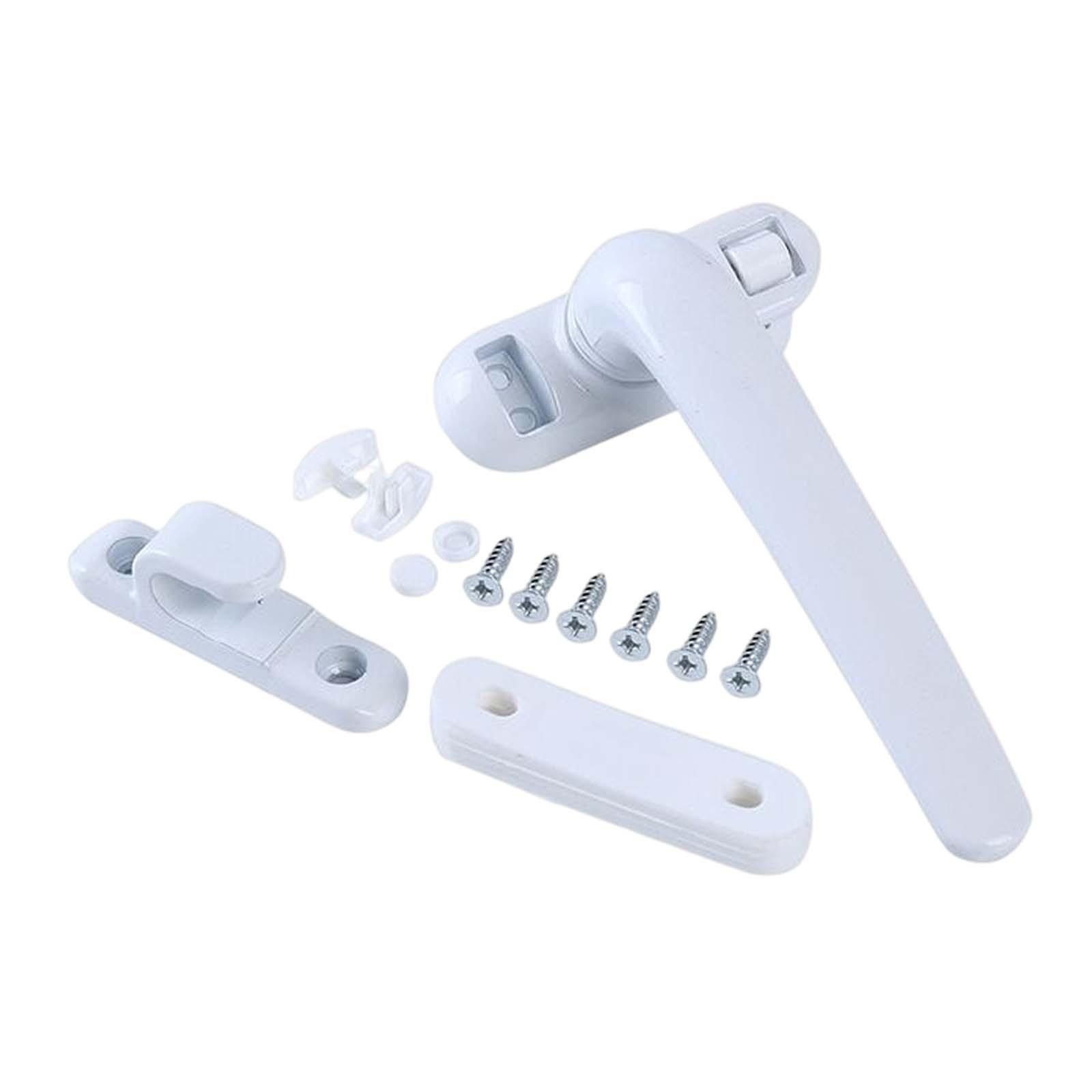 Universal Window Handles Window Hardware with Lock Handle Door Handle Replacement Casement Locking Handle for Door Window