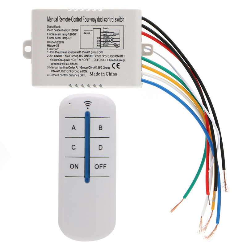 de controle remoto da lâmpada receptor transmissor