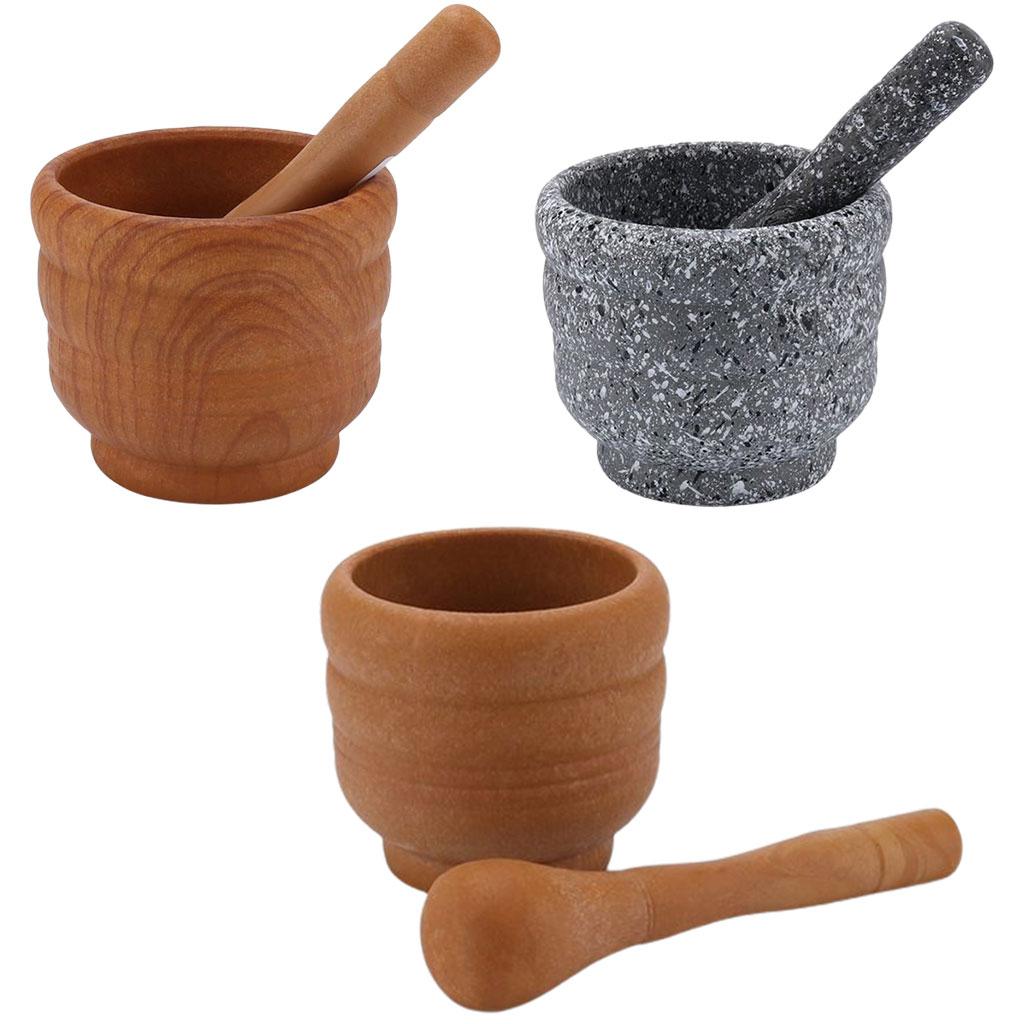 Mortar and Pestle Set Solid Stone Bowl For Guacamole Spice Herbs Mortar and Pestle Set Solid Stone Bowl For Guacamole Spice Herbs
