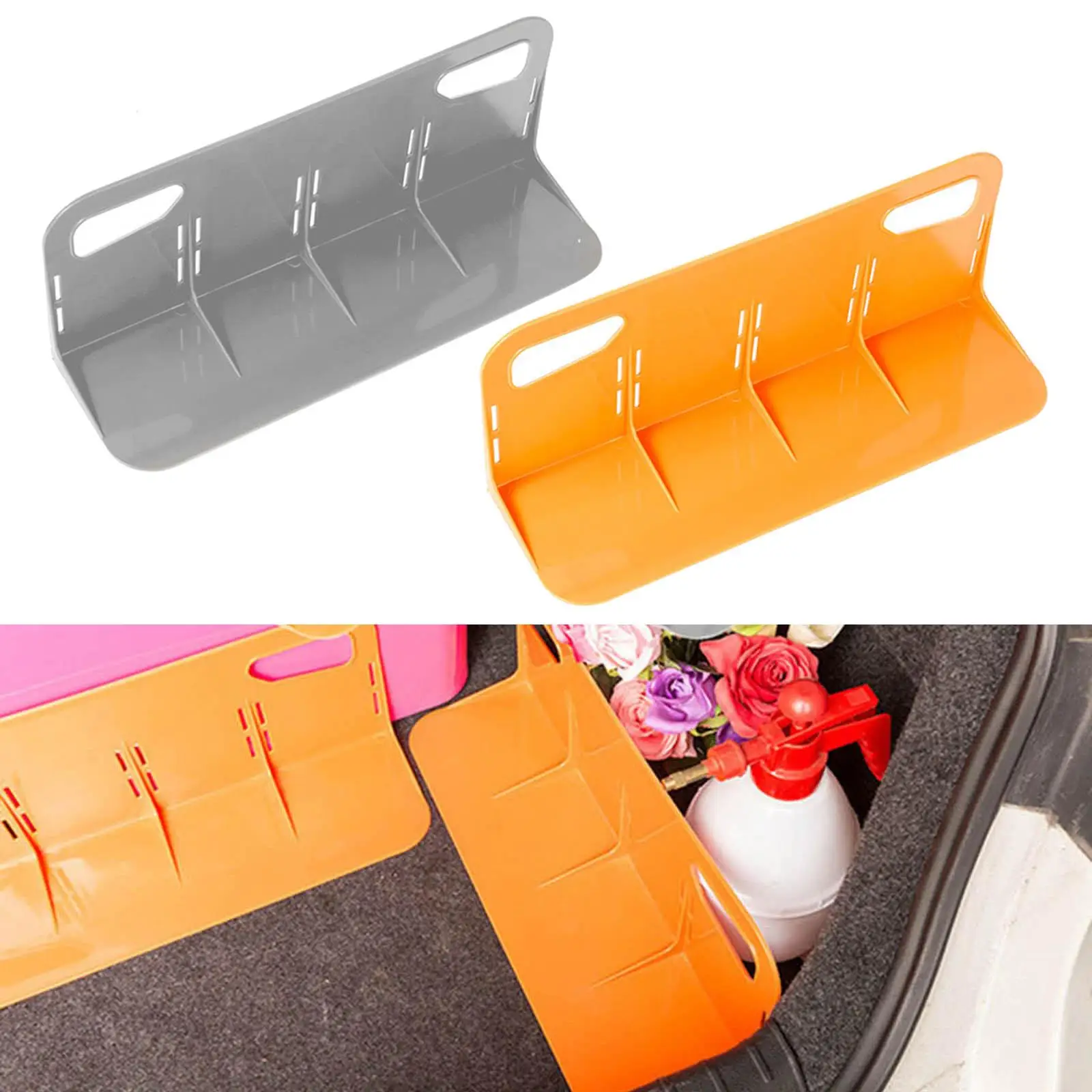 Car Trunk Rack Holder PP Anti Slip Luggage Box Stand Fixed Frame Fixed Sundry Rack Fits for Protection for Drink Food Fruits
