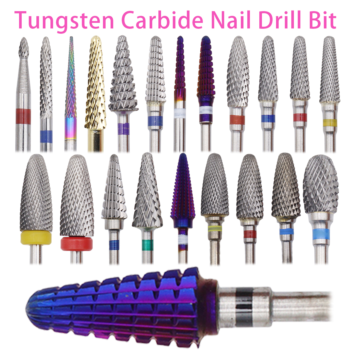 Best of 1pcs 56 Types Tungsten Carbide Nail Drill Bit Electric Nail Mills Cutter For Manicure Machine Nail Files Accessories Reviews & Tips