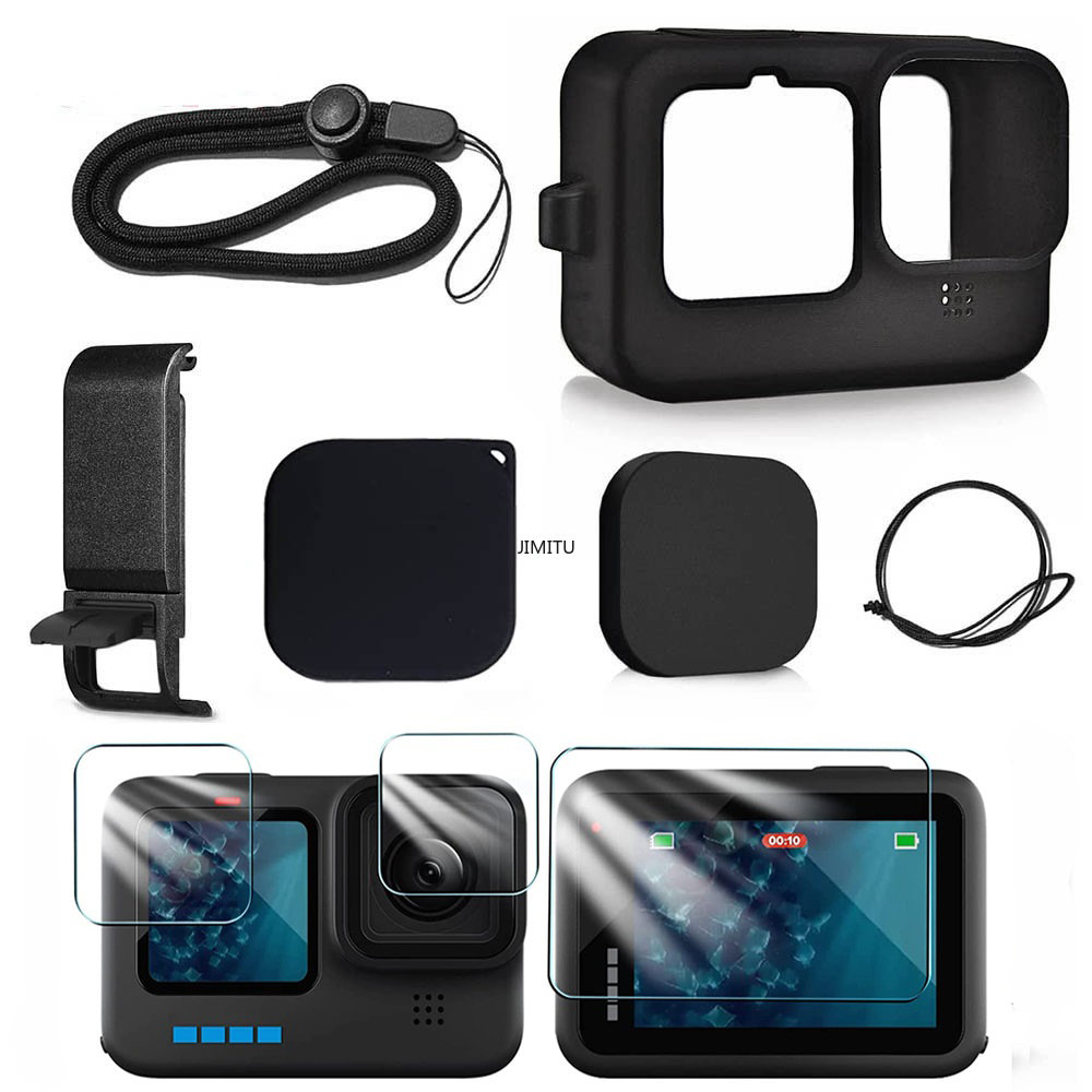 Title 6, Silicone Case for GoPro Hero 12 11 10 9 Black T...