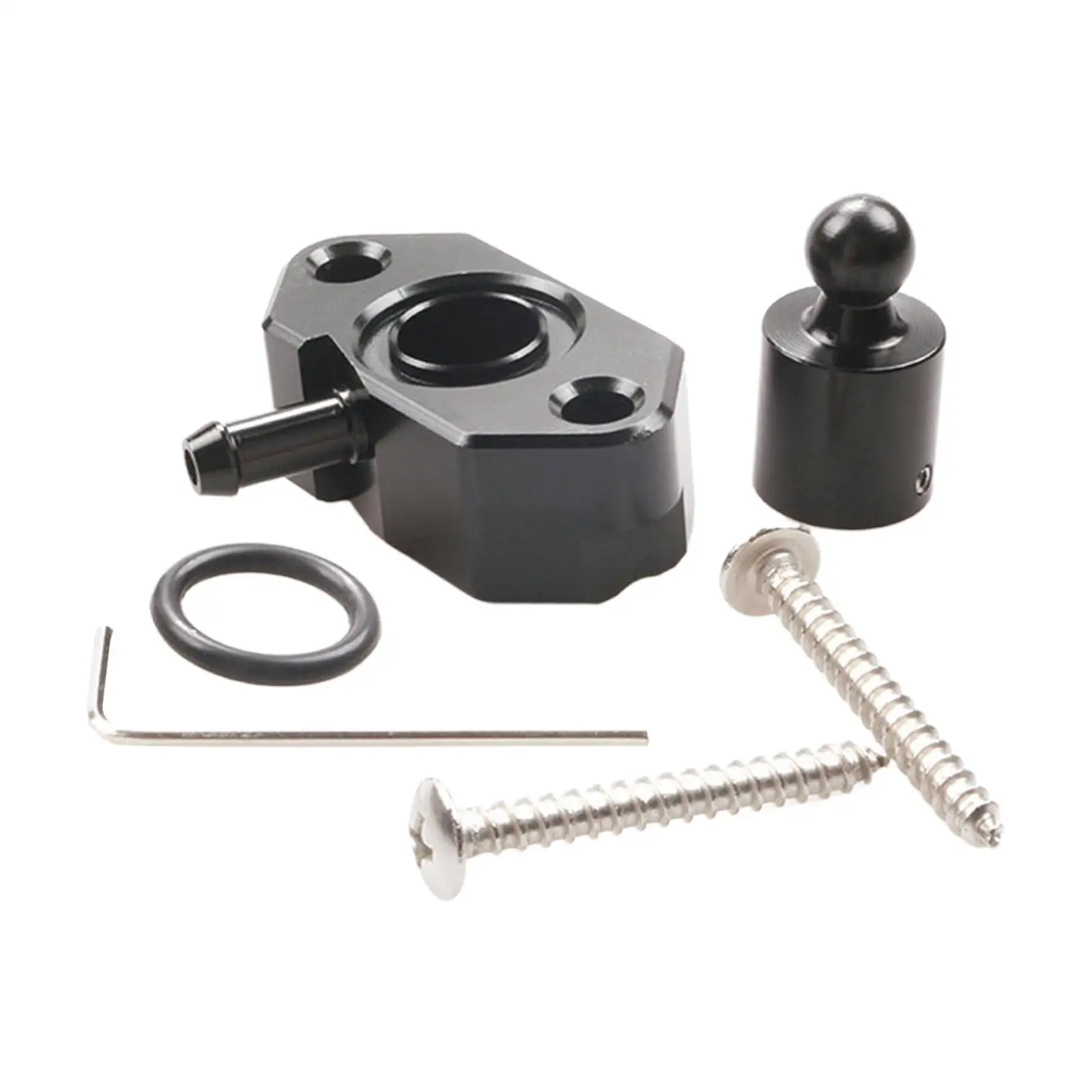 Aluminum Turbo Boost Tap Kit Vacuum Adaptor Hu-Fbov1046A Adaptor Kit for VW 1.4T Boost (Map) Sensor and Intake Manifold