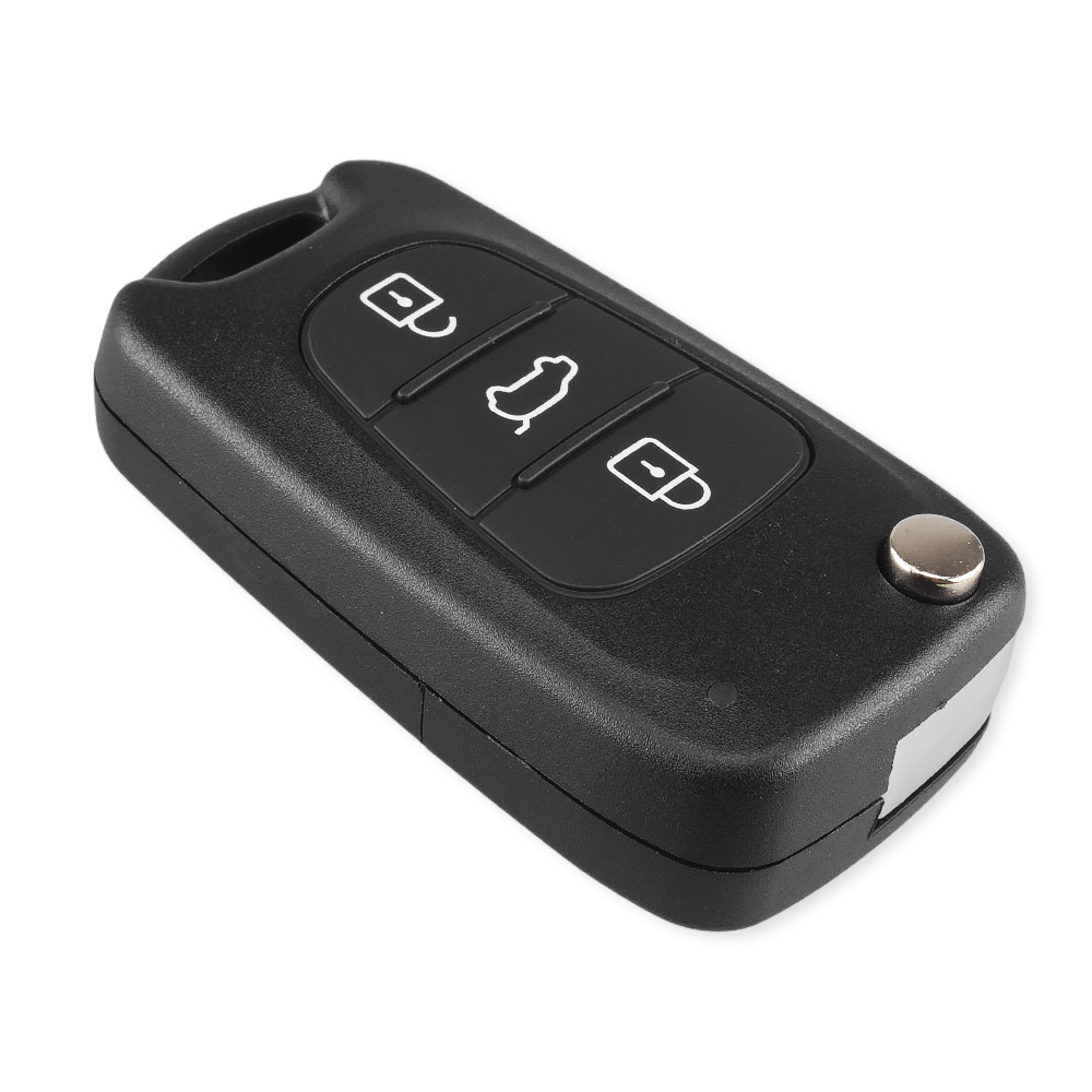 KEYYOU 10 teile/los Uncut Klinge 3 Tasten Flip Remote Key Shell Für HYUNDAI I30 IX35 Für Kia K2 K5 Auto schlüssel Blank Fall Abdeckung – Detail 3