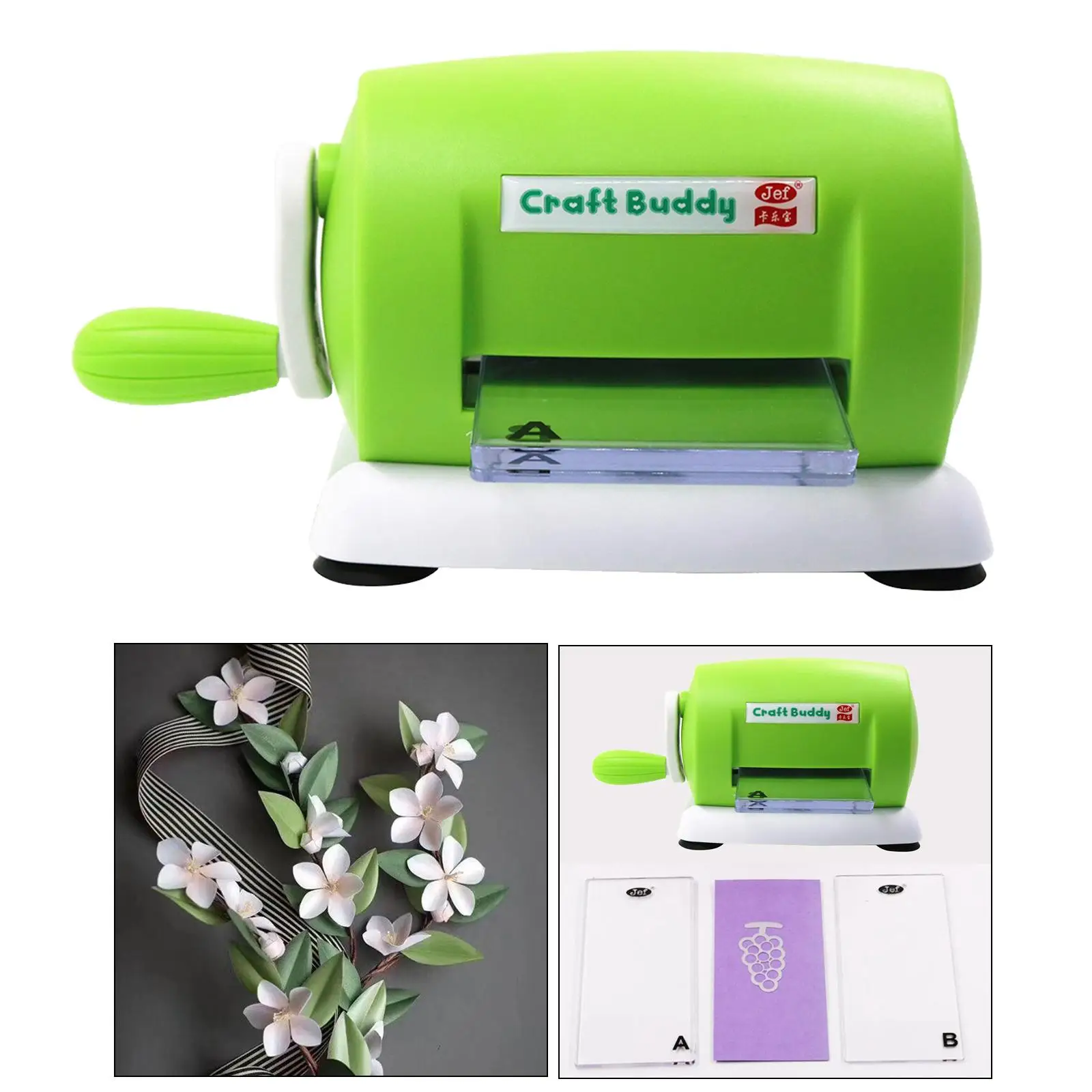 Die Cutting Embossing Machine Scrapbooking Tool for Cutting Paper Fabric Other Materials Kids Creative Scrapbooking Card Making