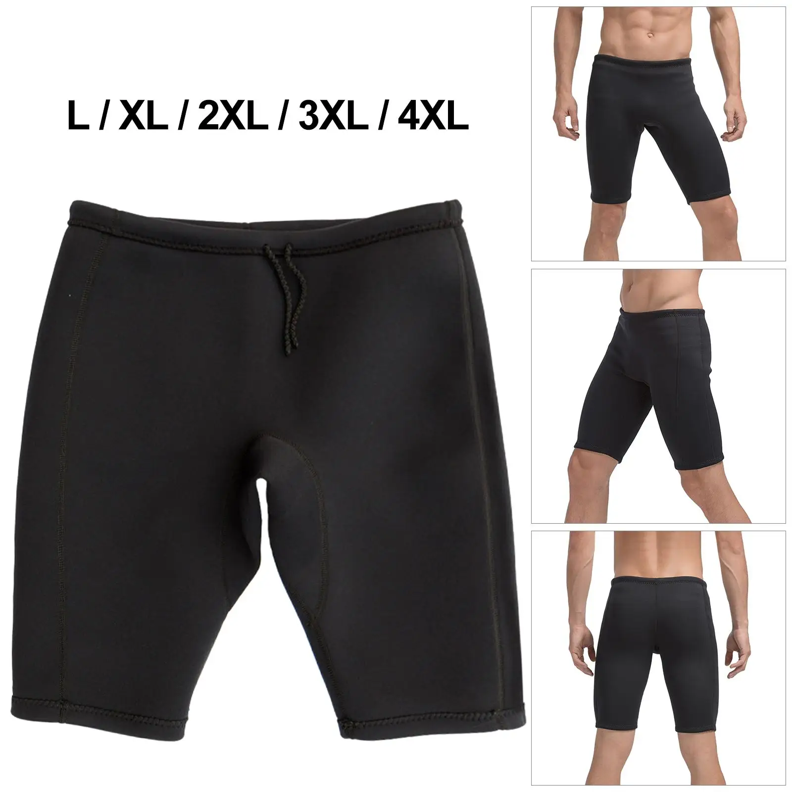 Mens Wetsuit Shorts Outdoor Swimming Pants, 3mm Neoprene Diving Wet Suit Trunks Trousers for Surfing Snorkeling  Sports