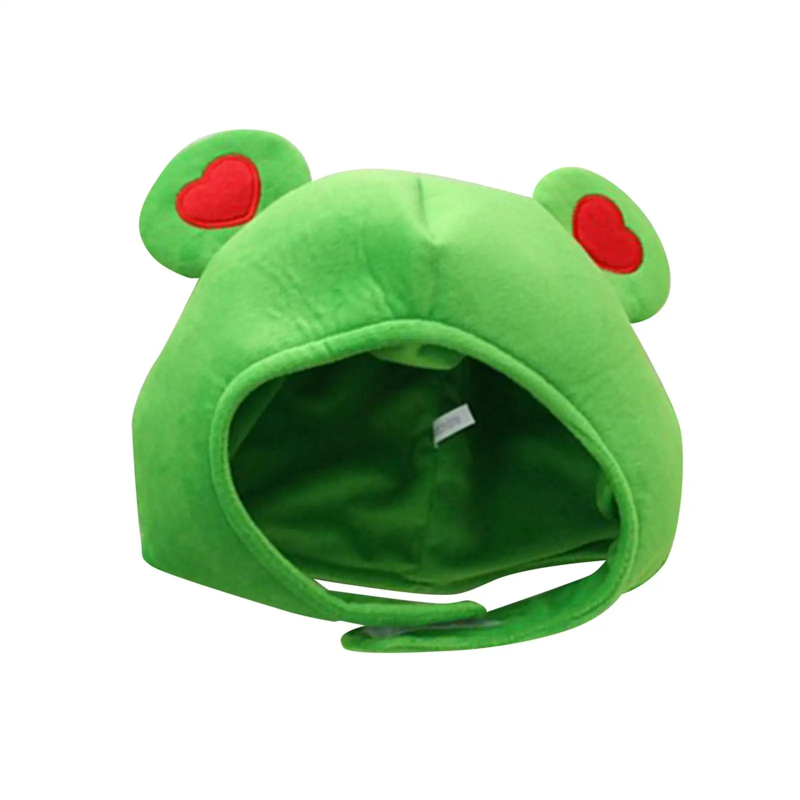 Funny Plush Frog Hat Cosplay Adults Dress Cute Photo Props Winter Warm Headgear for Halloween Party Holiday Birthday