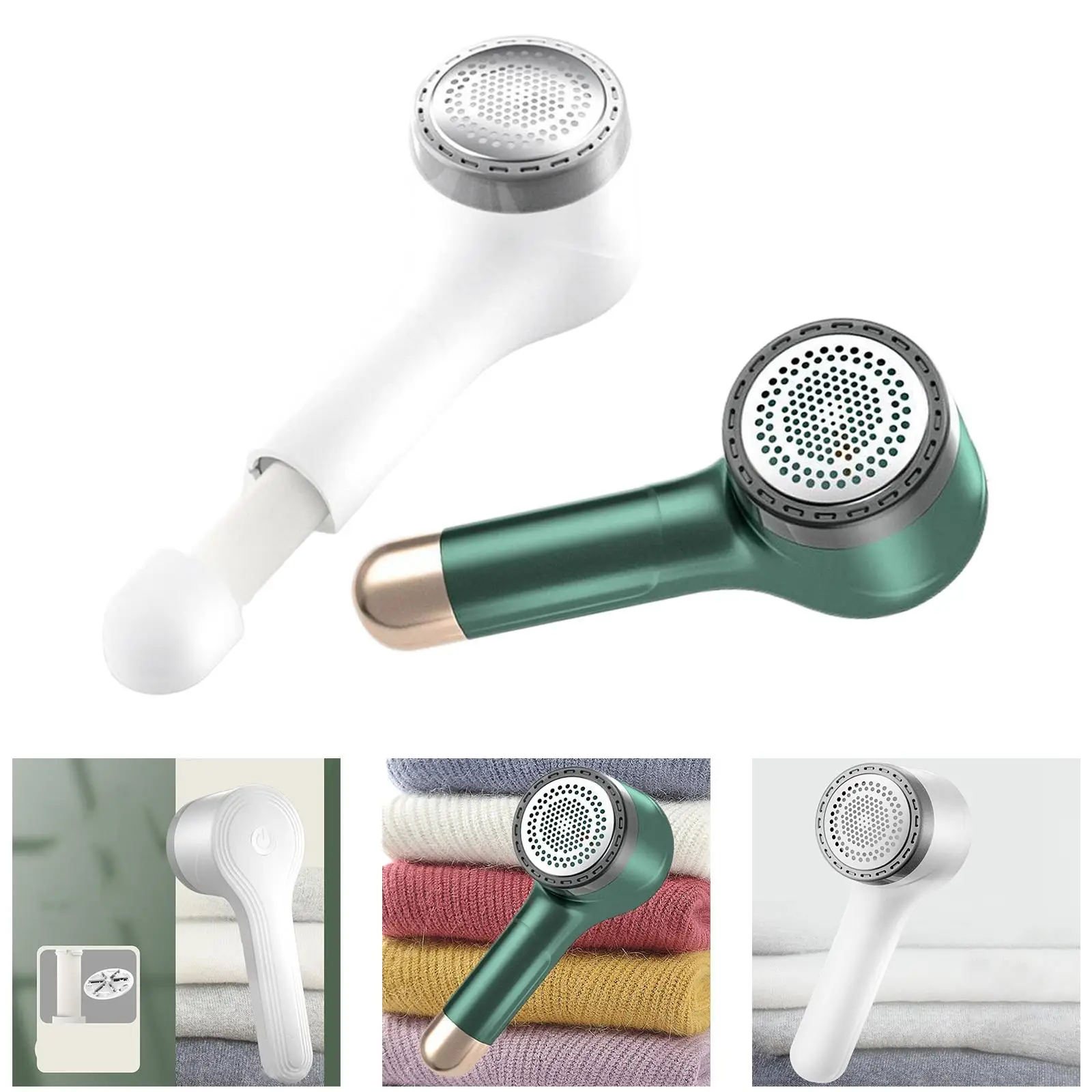 Rechargeable Lint Remover Removal Tool Remove One Button Start Travel Cleaning Trimmer Sweater Shaver for Wool Clothing Cotton