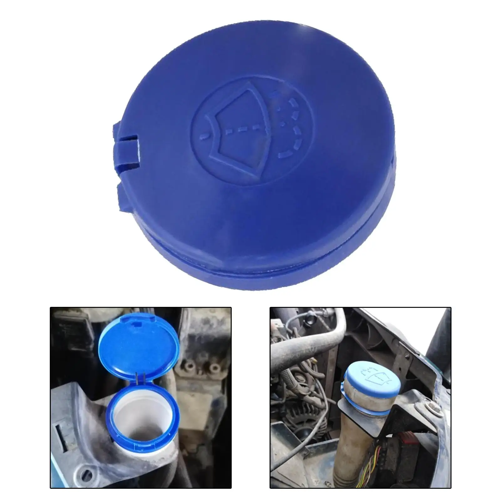 643238 Washer Bottle Cap Blue  45mm Durable Reservoir  Cap for Citroen C4 Direct Replaces Auto Accessories Spare Parts