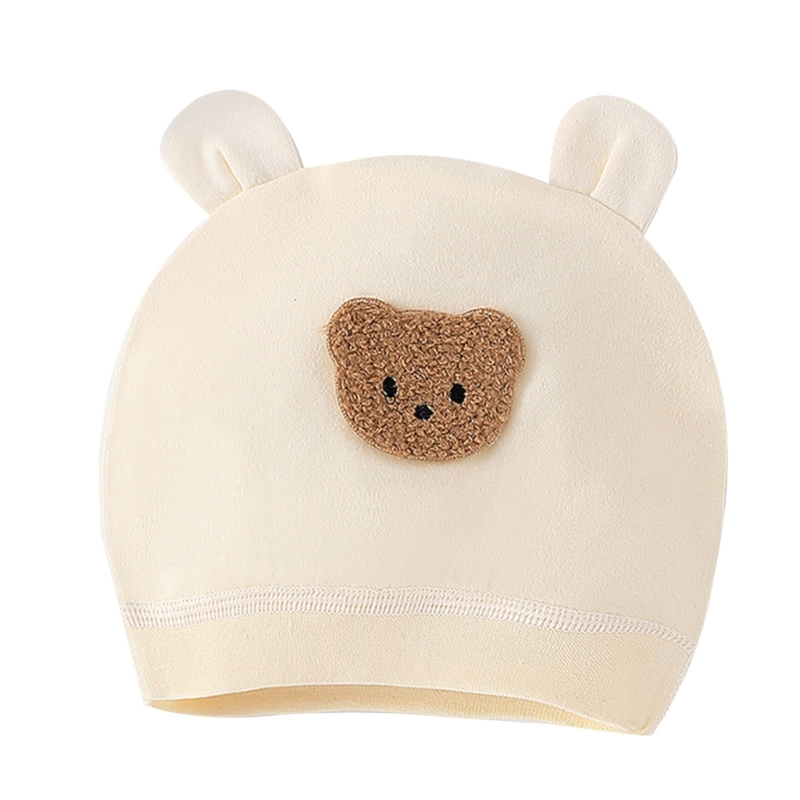 Nette Frühling Infant Krankenhaus Beanie Neugeborenen Baby Mädchen Baumwolle Hut Tolddler Junge Weiche Single-Schicht Hut Hut – Detail 9