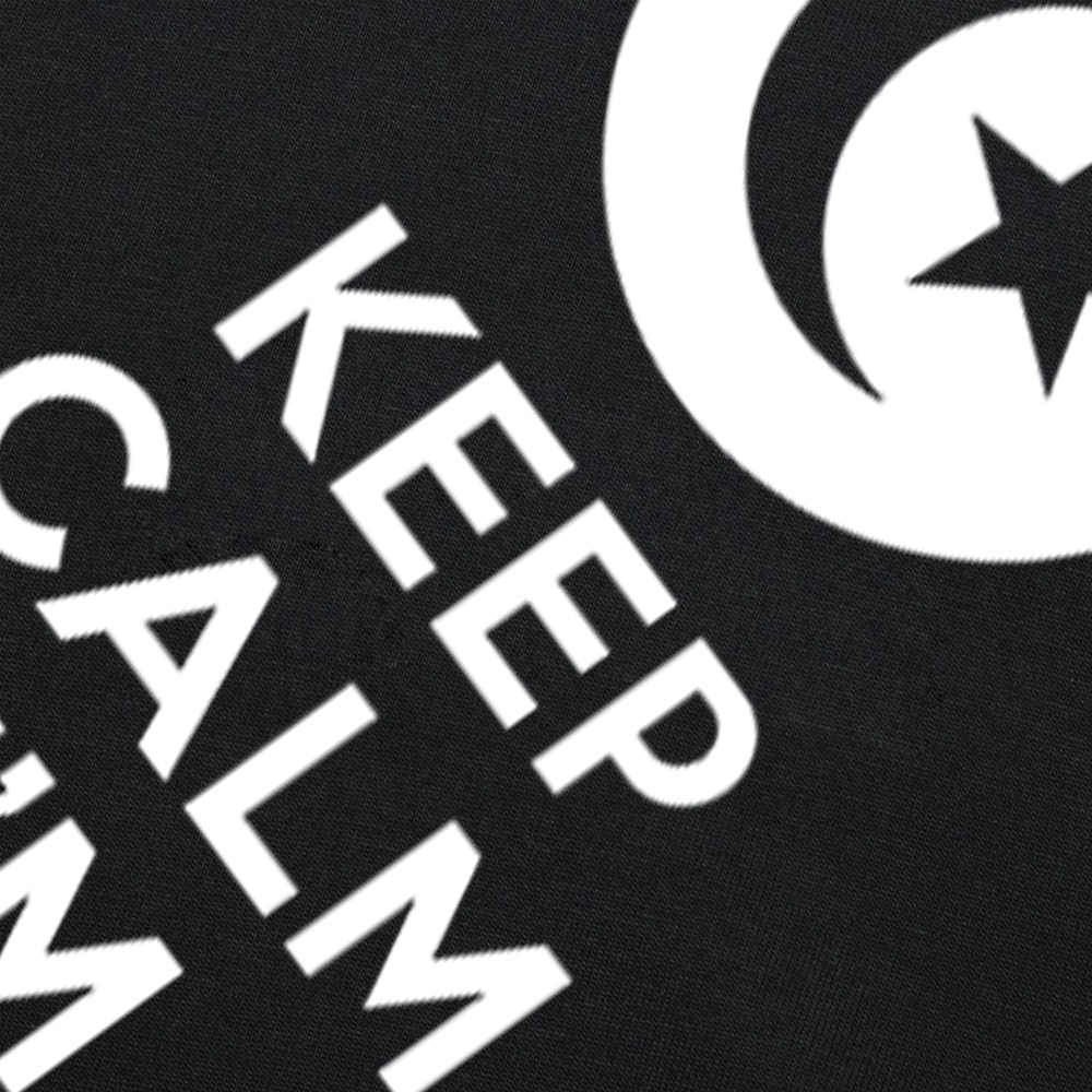 Bleiben Sie ruhig Ich bin tunesische Tunesien Flagge T-Shirts lustige Unisex Grafik Mode neue Baumwolle Kurzarm O-Ausschnitt Harajuku T-Shirt – Detail 5
