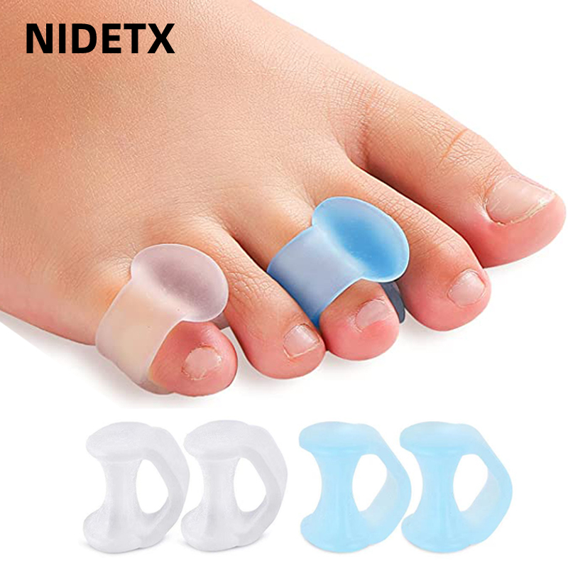 Best of 4pcs=2pairs Silicone Separator Hallux Valgus Finger Protector Toe Orthopedic Products Corrector Feet Care Straightener Pedicure Reviews & Tips