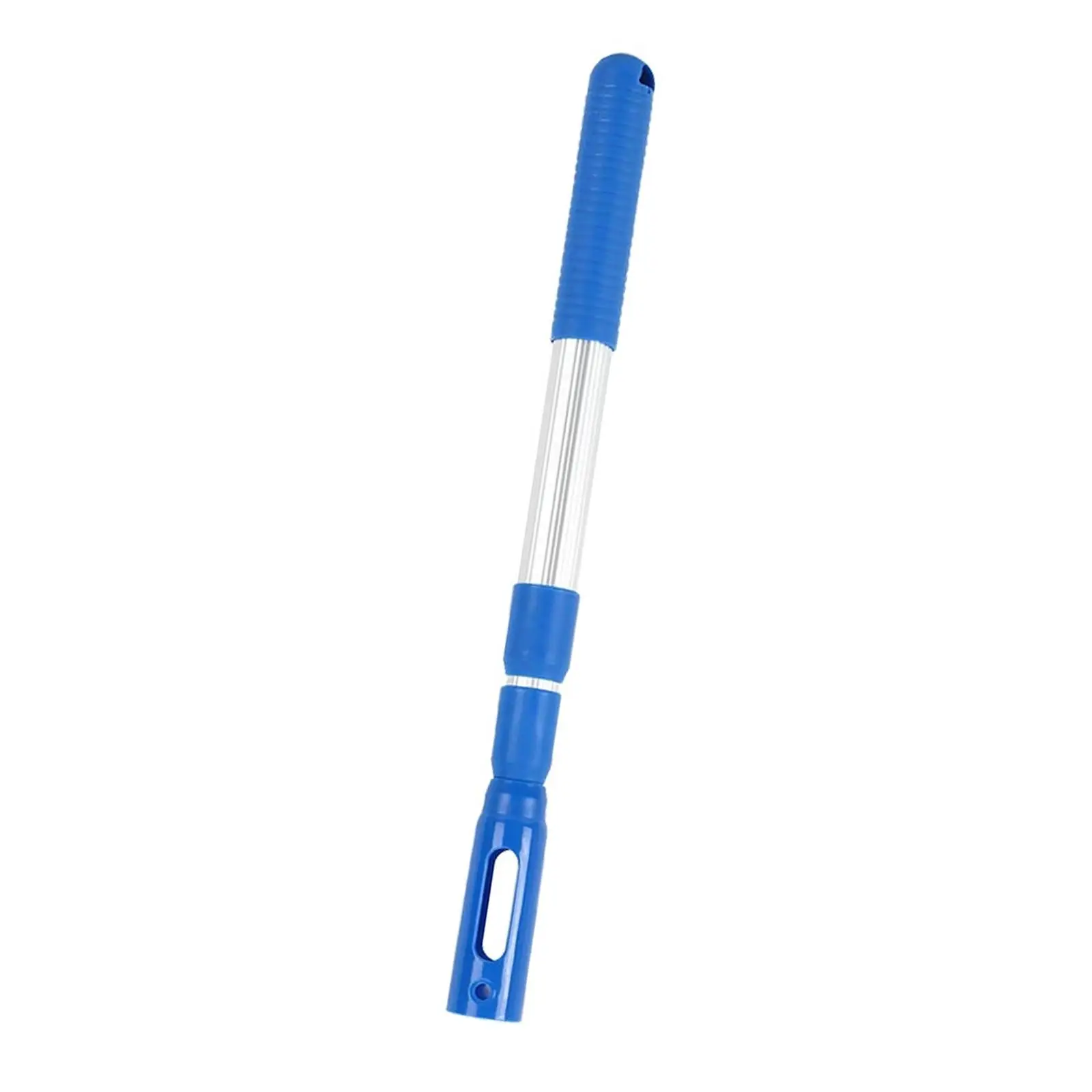 Extendable Pool Handle with Cut Resistant Pullover 3 Section Aluminum Alloy Portable Pool Rod for Nets Pool Cleaner Supplies