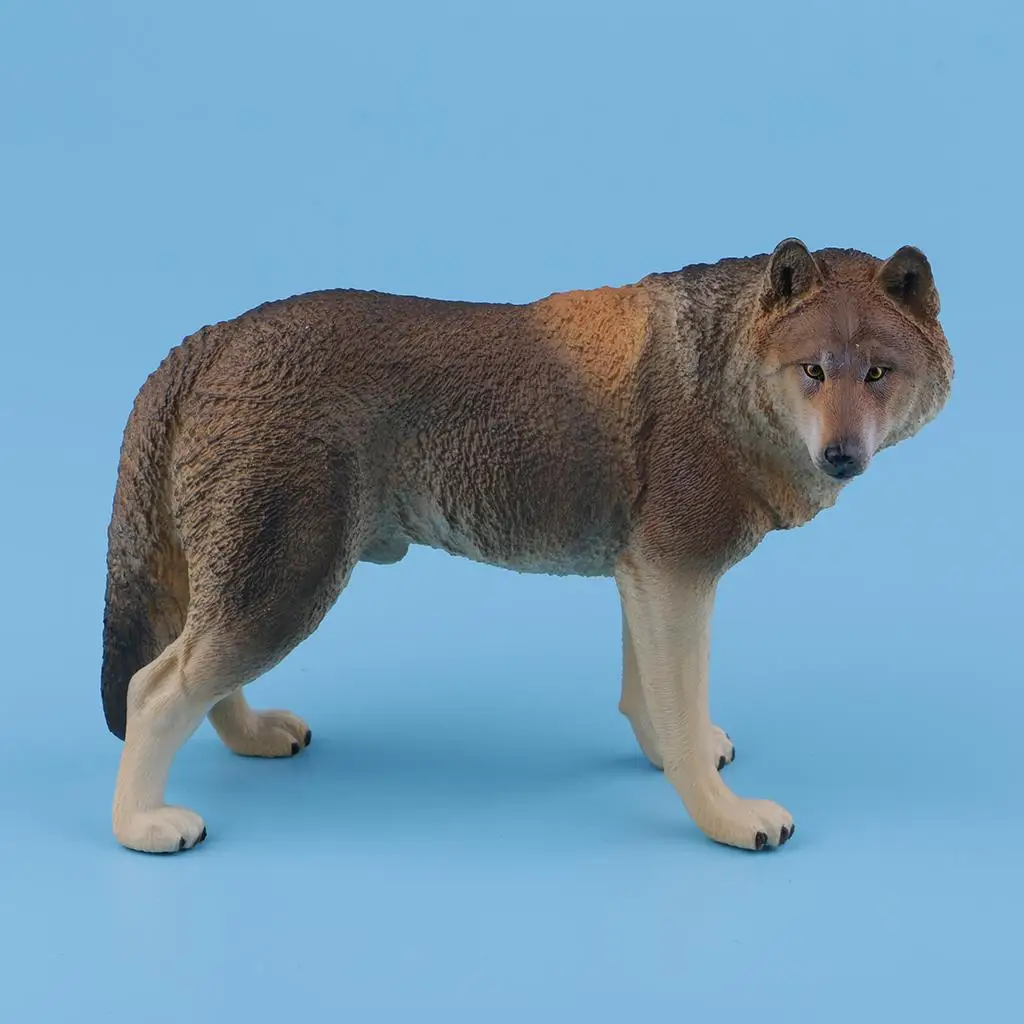 PVC Wolf Dekofigur Statue Animals Figures Animal Figures Animal Model for