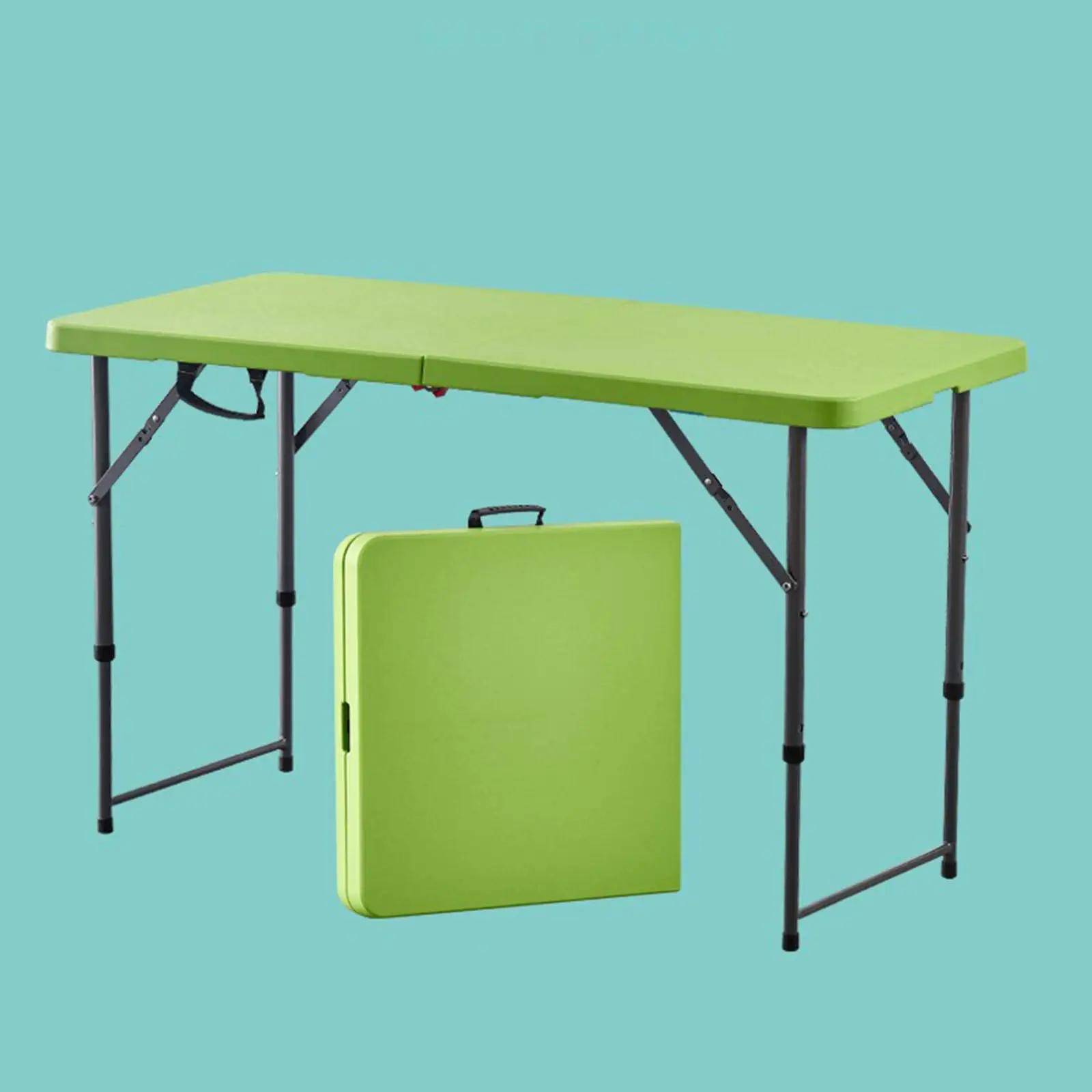 Outdoor Camping Folding Table Outdoor BBQ Table Picnic Table Easy to Clean Tabletop Surface for Camping Garden Picnics Kitchen