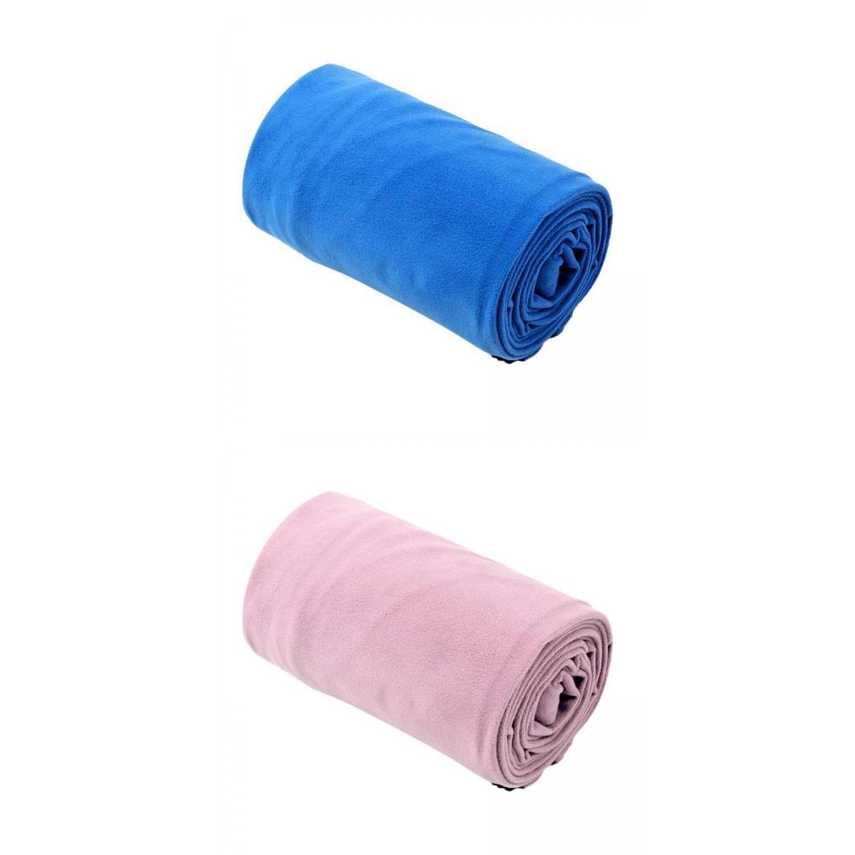 2x Soft Fleece Sleeping Bag Liner Thermal Warm Camping Blanket Fishing Adult