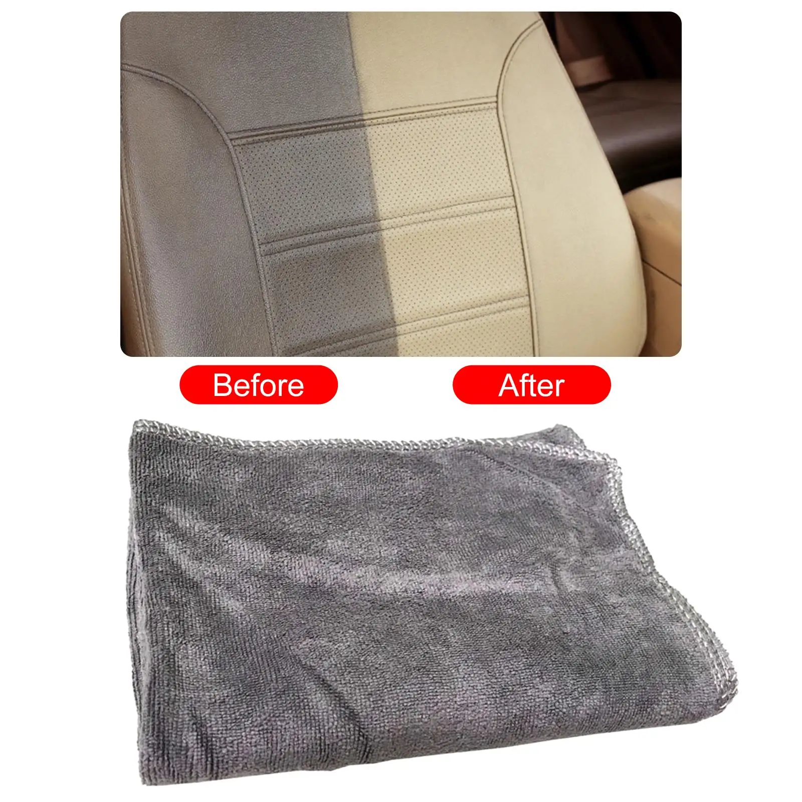 Car Wash Microfiber Towel Auto Supplies Scratch Free Drying Cloth Plush Cleaning