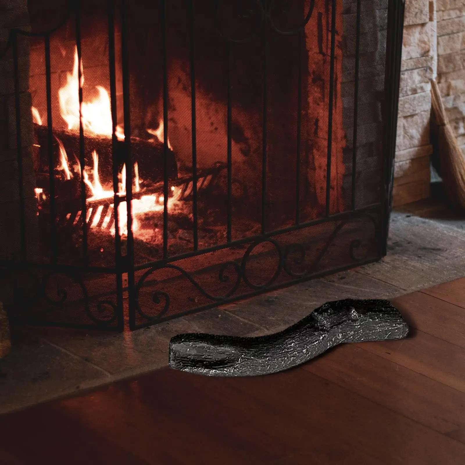 Set of  Ceramic Wood Logs Fireplace Decoration Simulation Resin