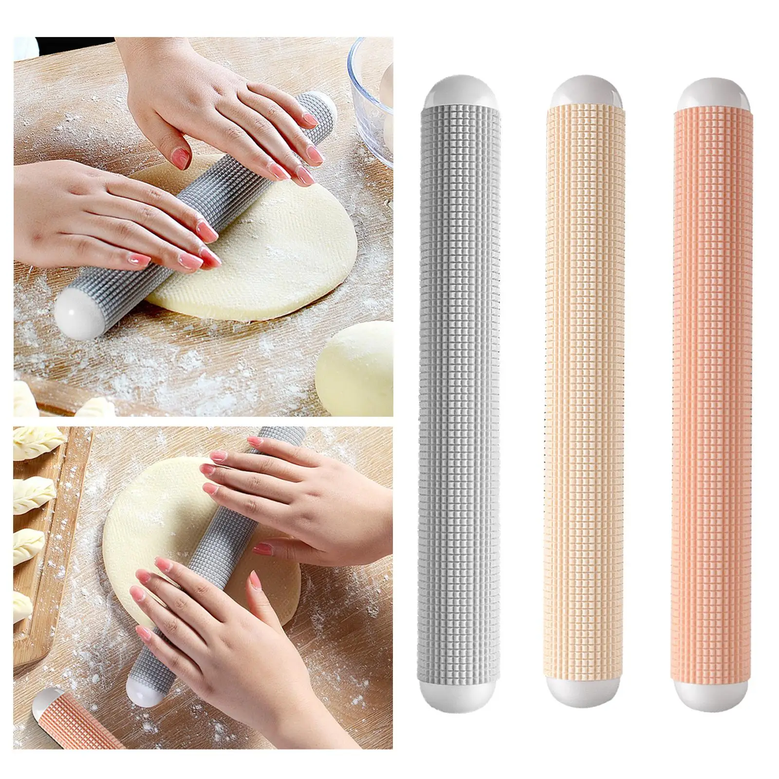 Professional Rolling Pin Non-Stick Cooking Tool Utensil Premium Dough Roller for Home Bread Baking Kitchen Pastry
