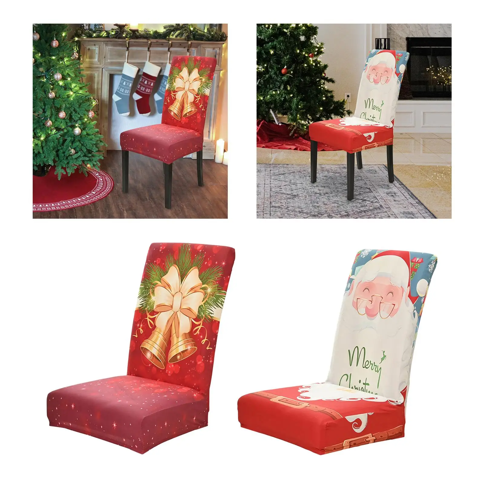 Christmas Chair Cover Christmas Seat Covers for Wedding Restaurant Bar Hotel