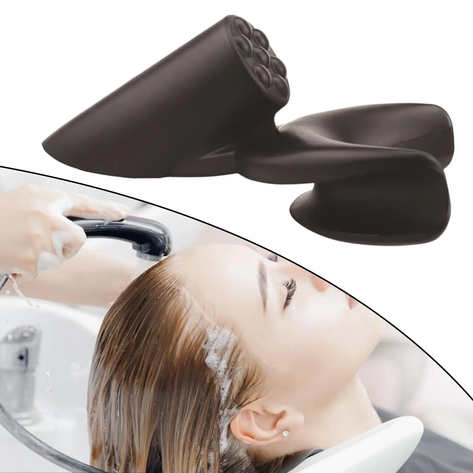 Durable Salon Sink Neck Cushion Non Slip Soft Hair Washing Neck Support  Shampoo Bed  for Salon Accessories