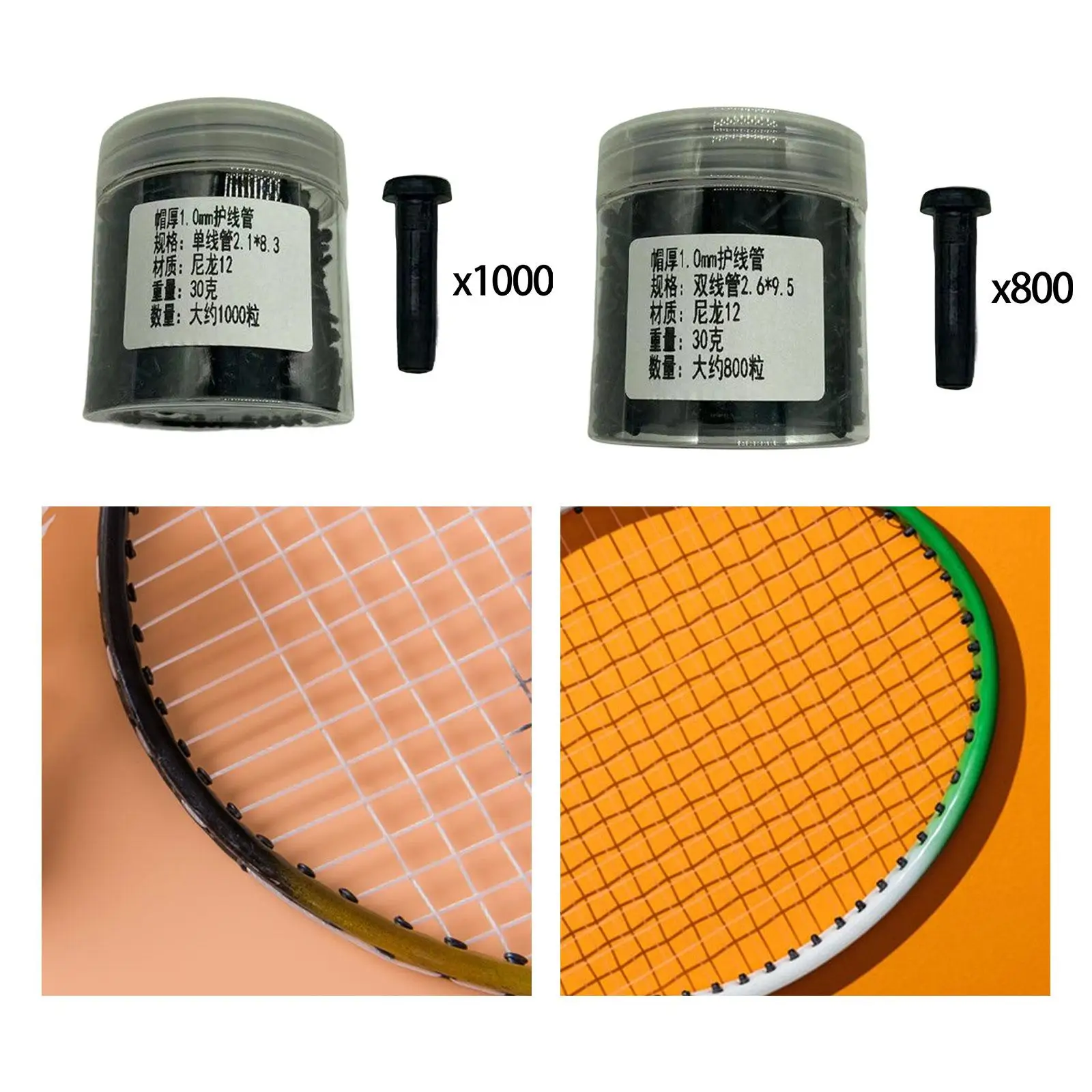 Badminton Racket Racquet Grommets Eyelets Badminton Grommets Tube Protection