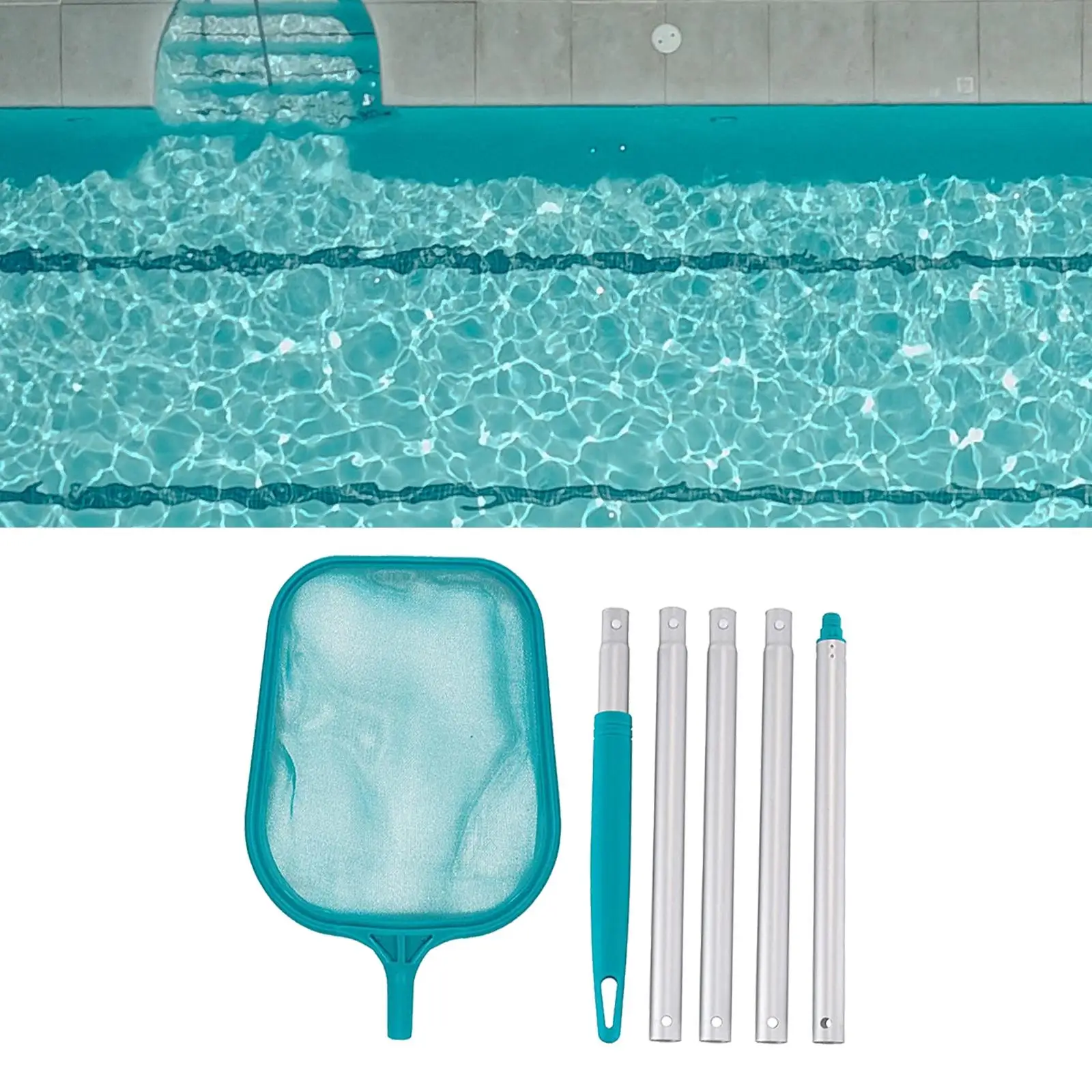Pro Swimming Pool Skimmer Leaf Catcher Pole Leaf Skimmer Net for Hot Tubs Fountains