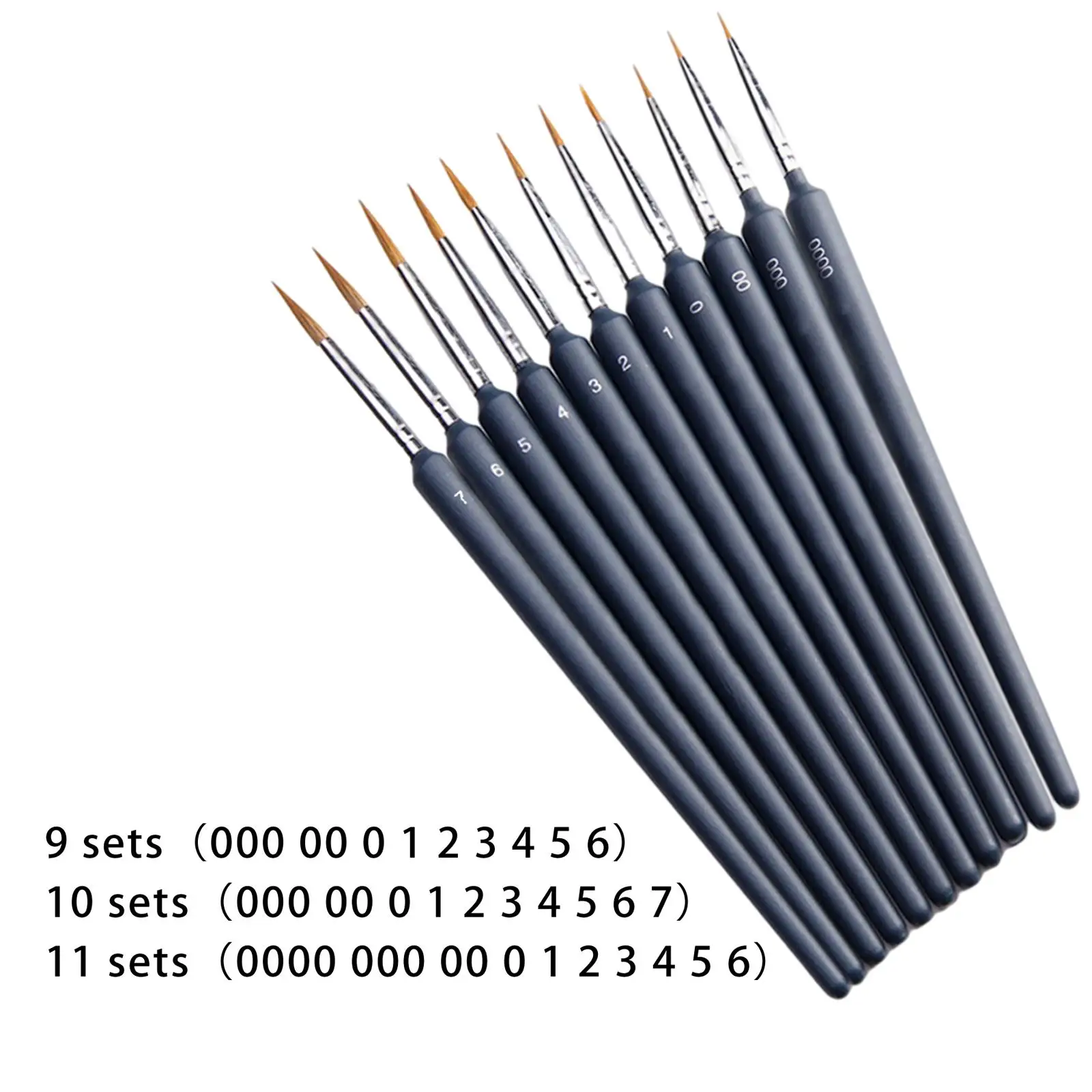 Professional Fine Painting  Detail Hobby Painting Paint Brush Surface Pen Repairing Fixing