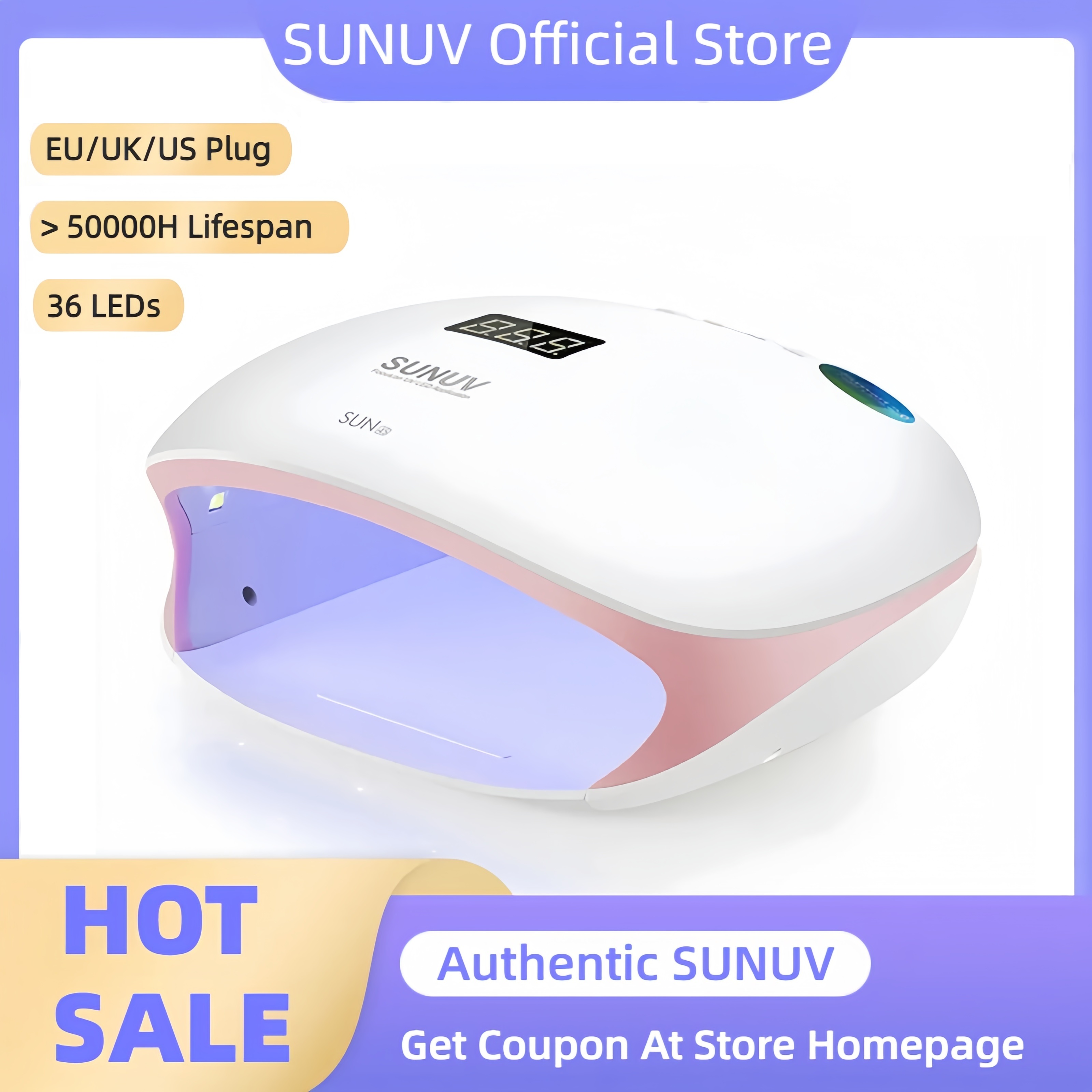 Best of SUNUV SUN4S Nail Lamp 48W UV LED Nail Dryer For Curing Gels Polish With Smart Sensor Manicure Nail Art Salon Equipment Brand Reviews & Tips