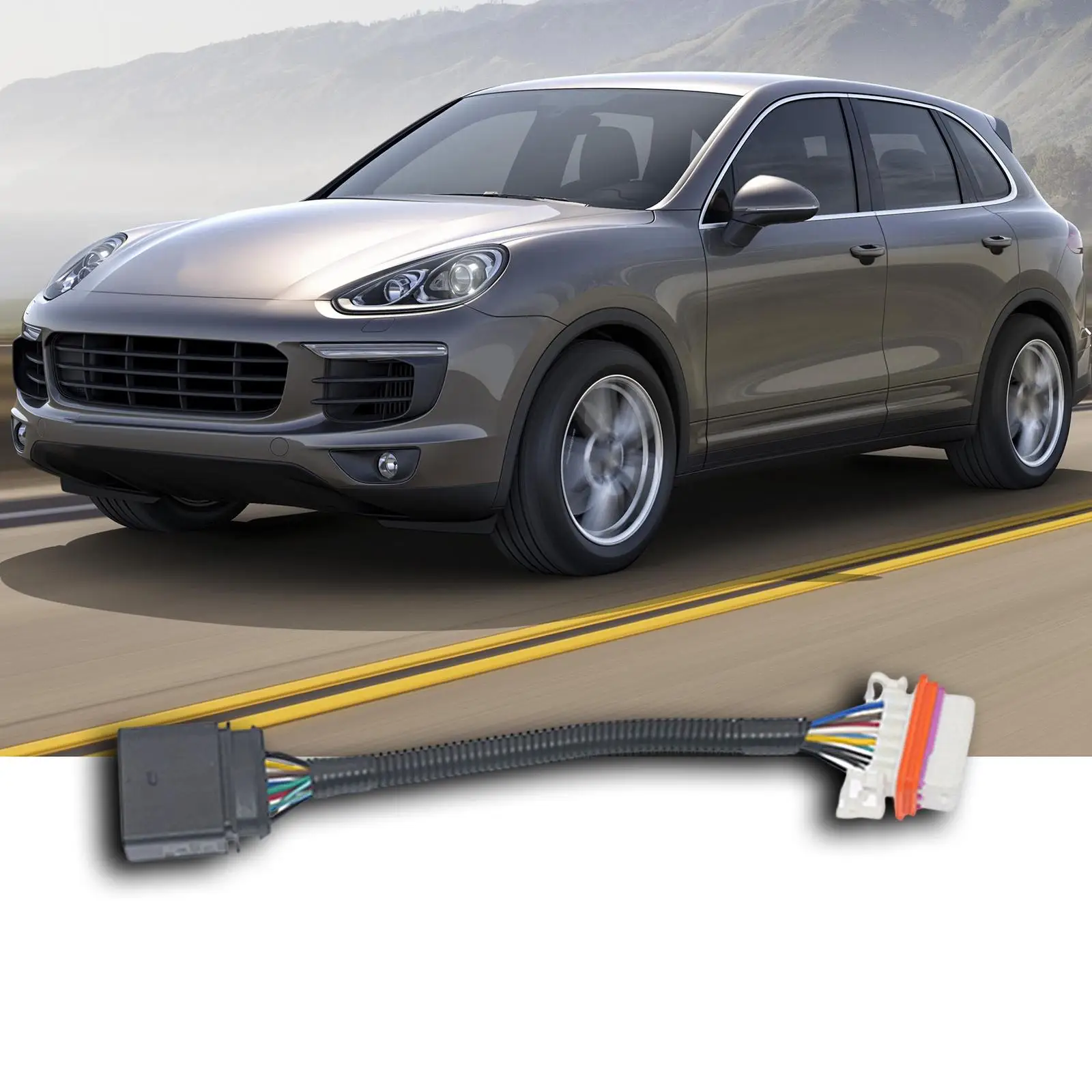 Headlight Wiring Harness Car Accessories Replacement Premium Spare Parts 95563123911 95563123910 for Porsche Cayenne