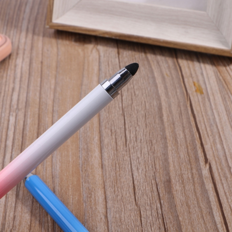 Stylet Double Pointe Pour écran Tactile – Silicone Souple + Fibre – Compatible Tablette Et Smartphone – Portable