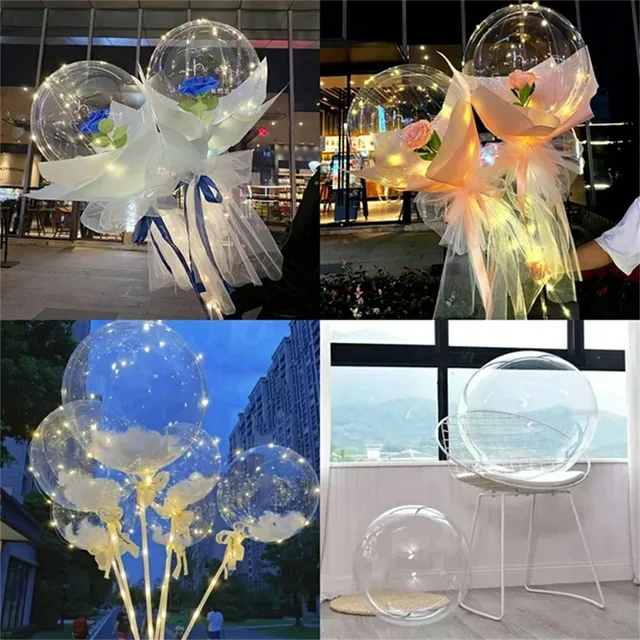 Clear Balloons For Stuffing Transparent Bubble Balloons Big Bubble Balloons  For Christmas Wedding Birthday Party Decoration - AliExpress