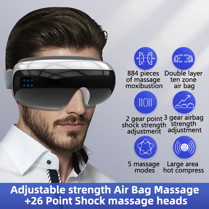 Best of New Electric Eye Massager Vibration Hot Compress Air Bag Relief Fatigue Removal Dark Circle Sleep Eye Care Massage Instrument Reviews & Tips